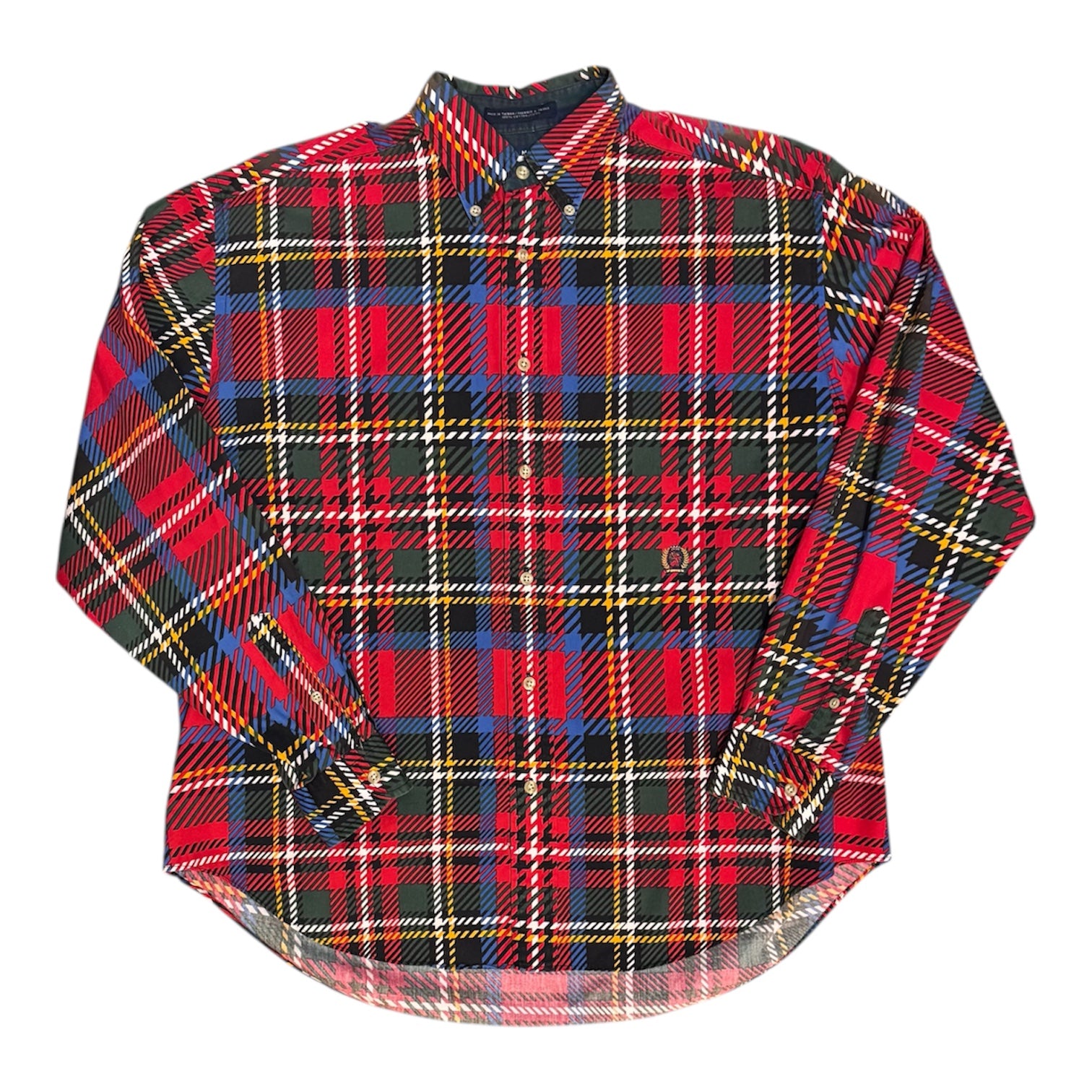 Tommy Hilfiger Checker Red Button Down Shirt