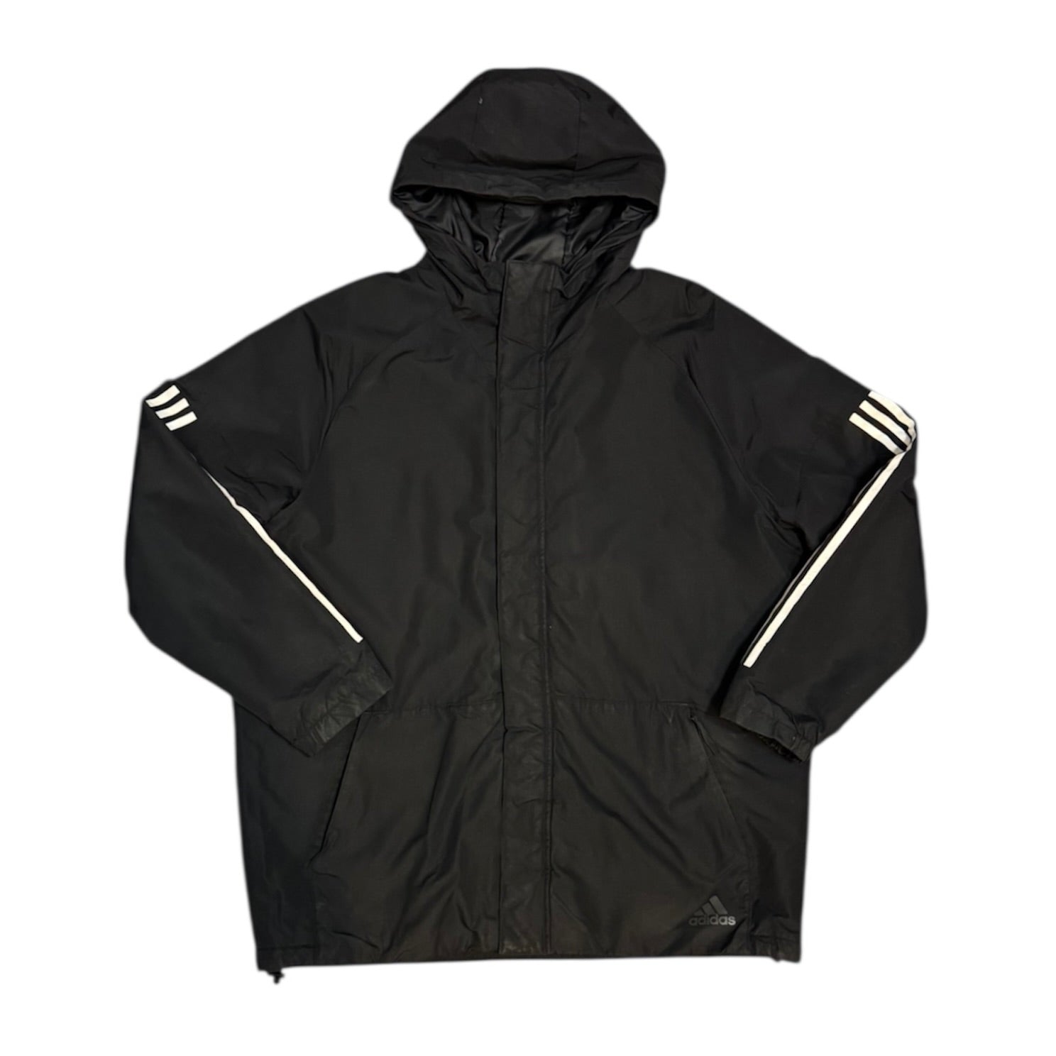 Adidas Xploric 3-Stripe Black Jacket