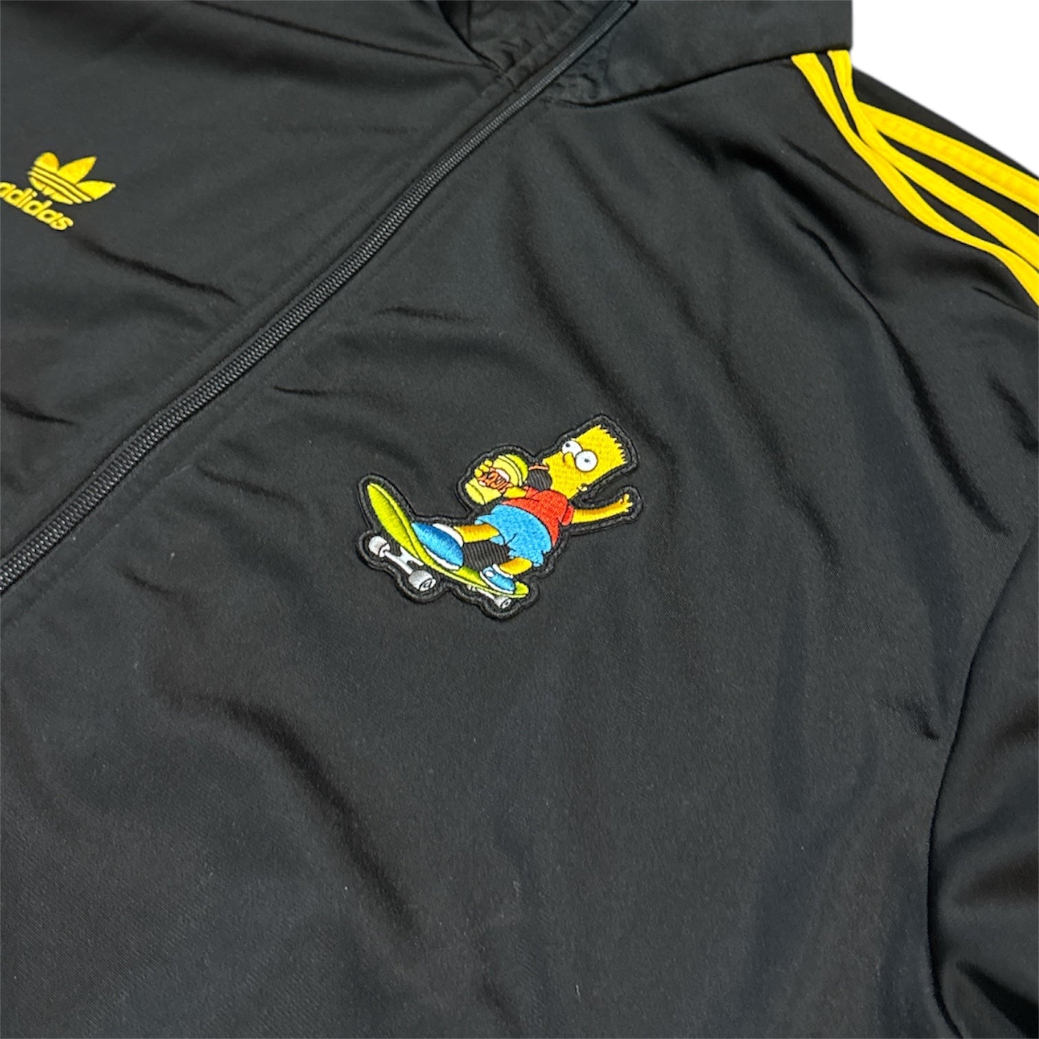 Adidas Originals The Simpsons Trefoil Black Yellow Track Top