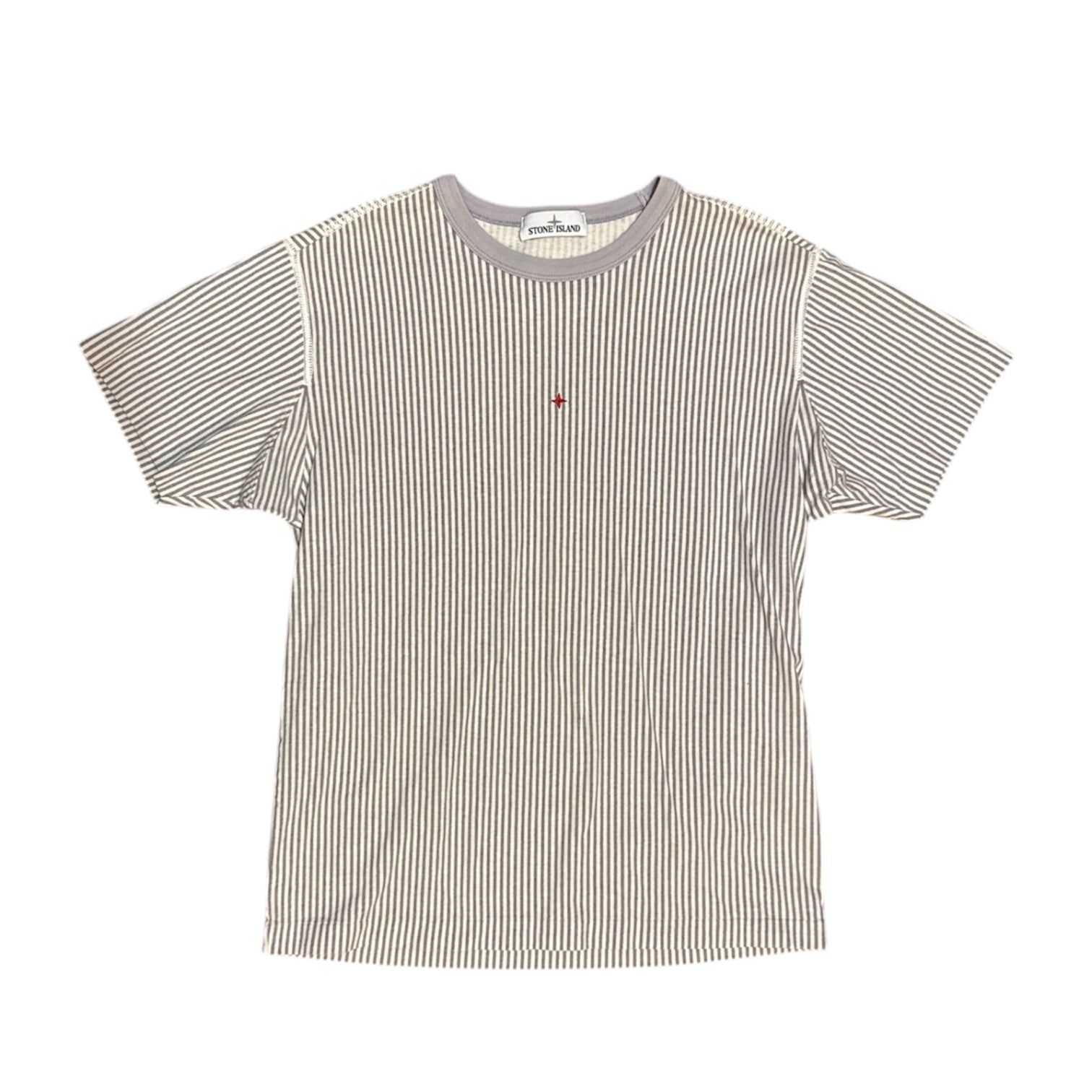 Stone Island Marina Pin Stripe Lilac Tshirt