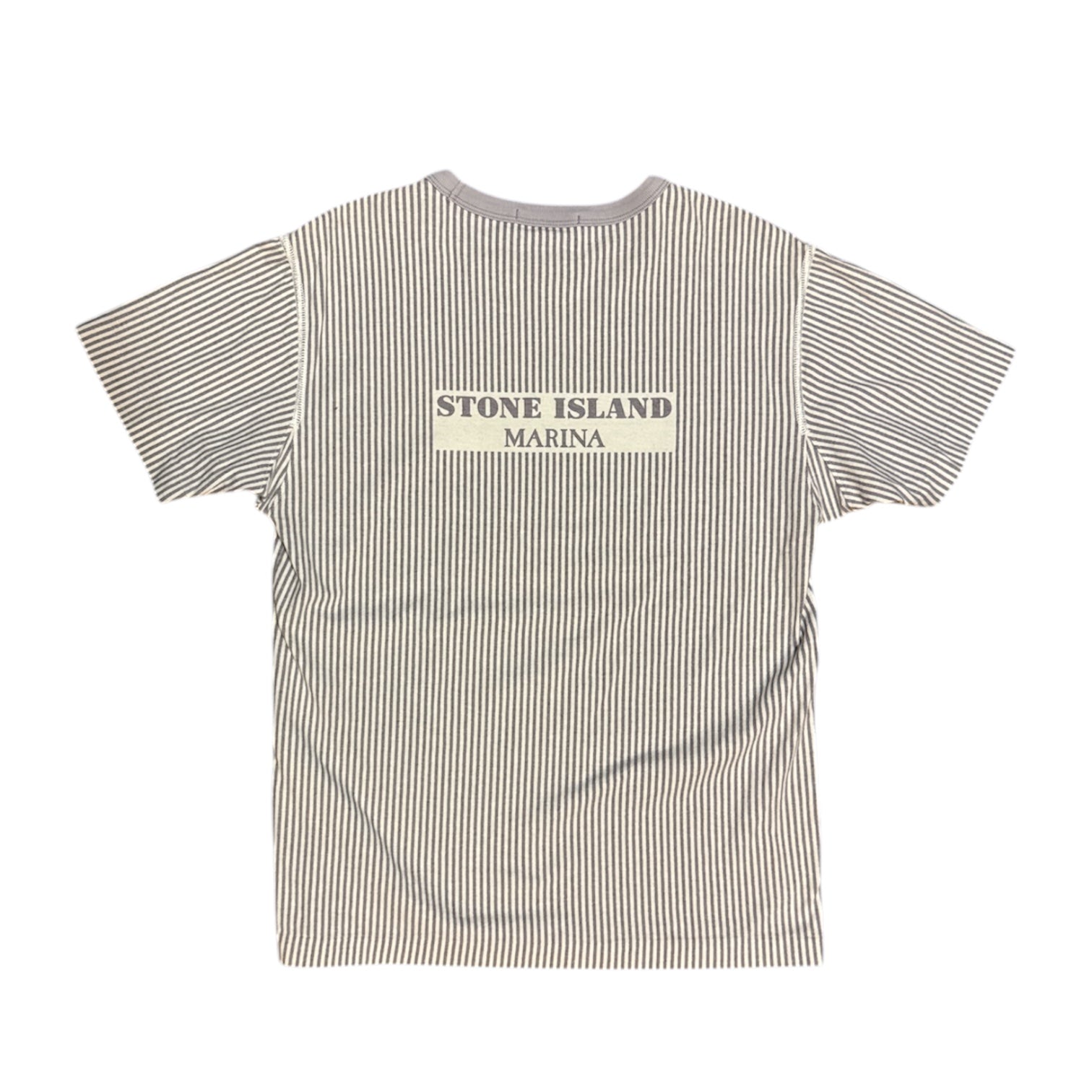 Stone Island Marina Pin Stripe Lilac Tshirt