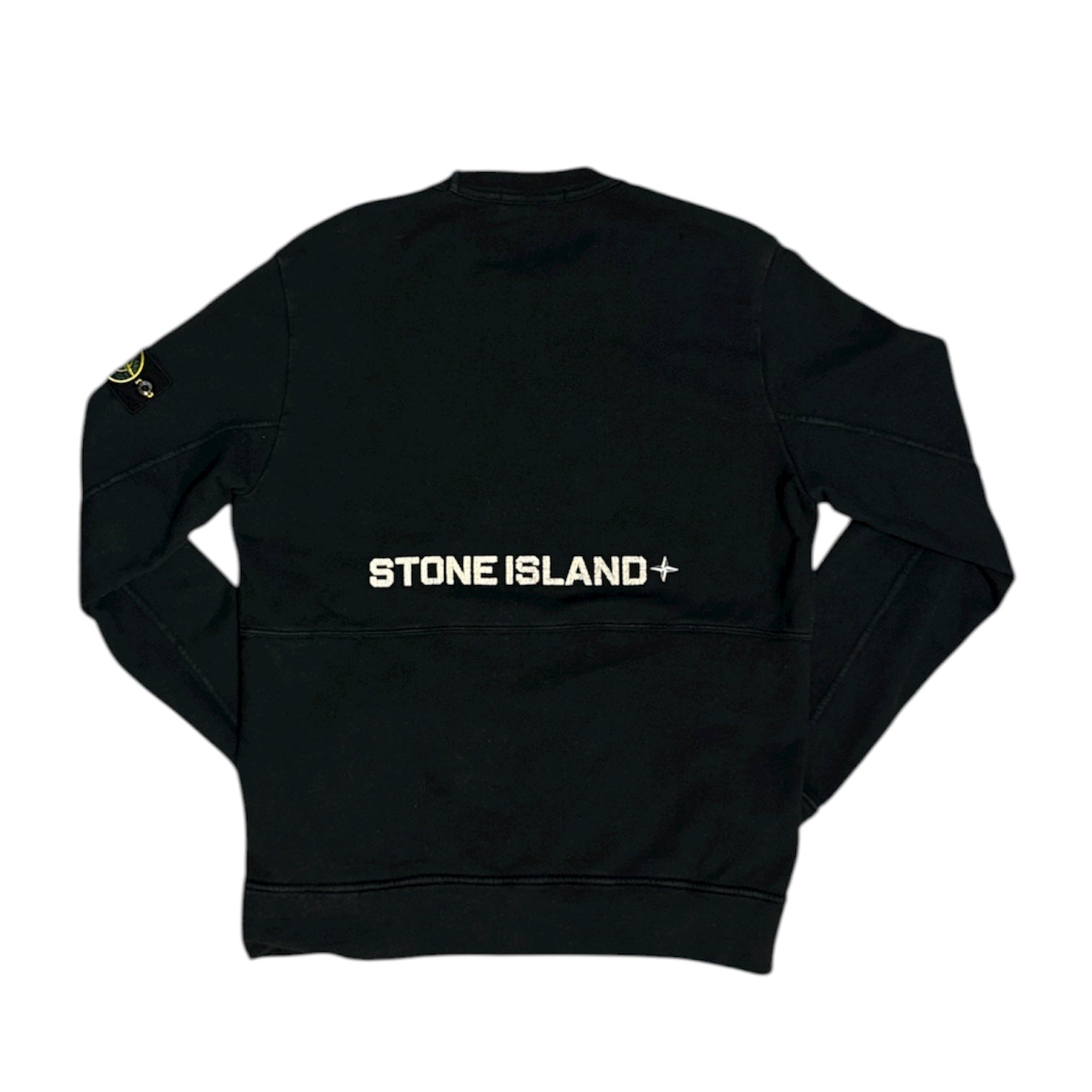 Stone Island Pouch Pocket Black Sweatshirt