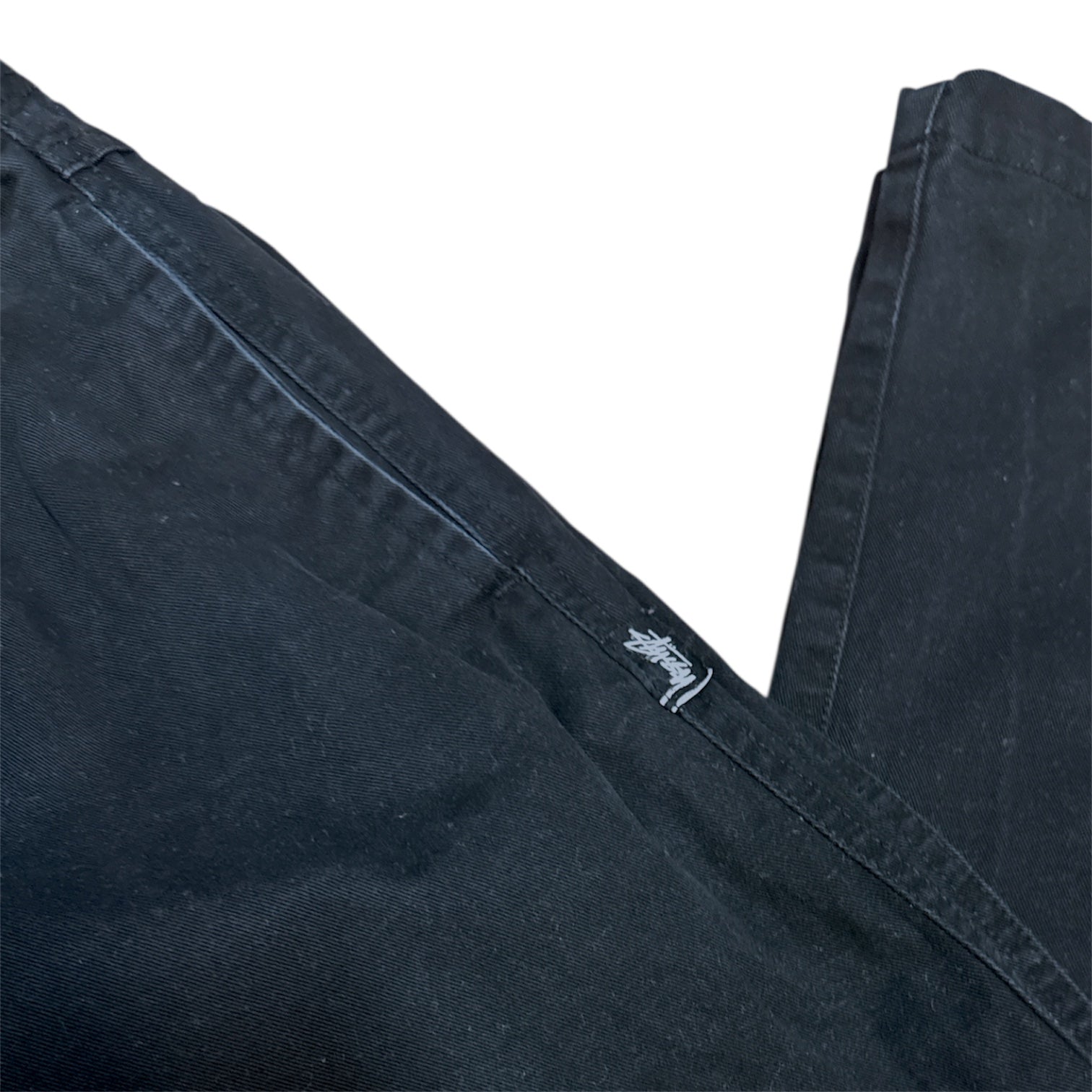 Stussy Black Brushed Beach Pant