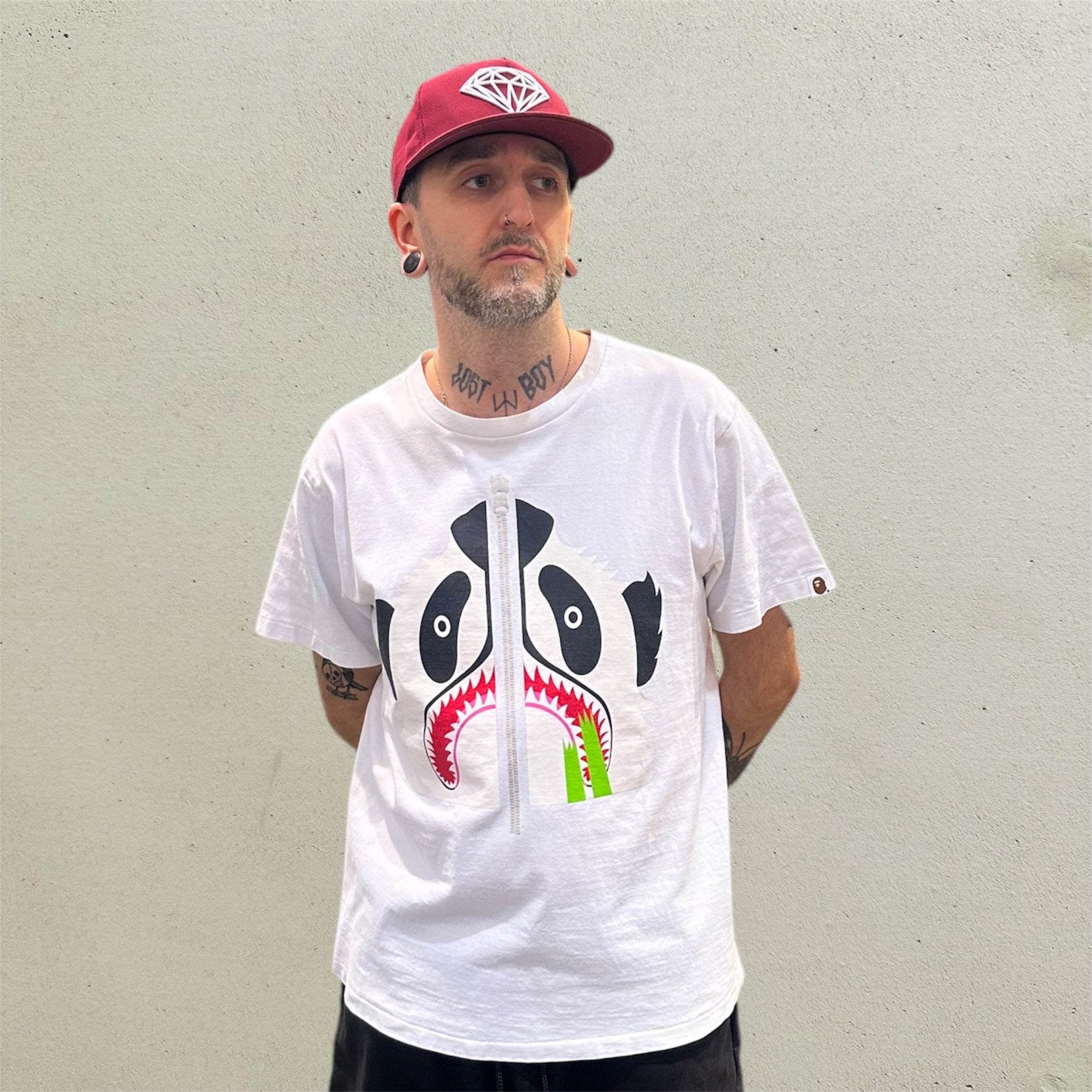 A Bathing Ape Panda White Tshirt