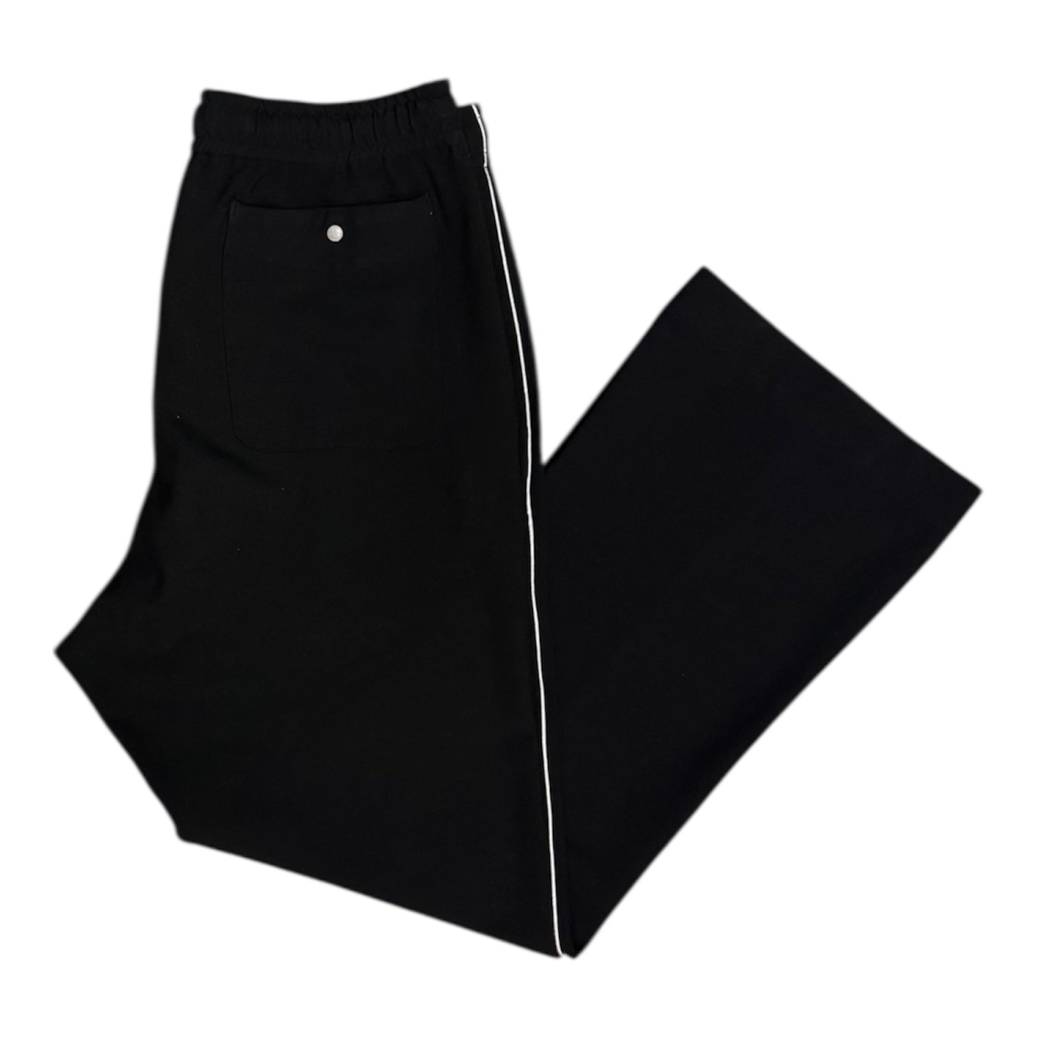 Needles Piping Cowboy Poly Double Cloth Black Pants