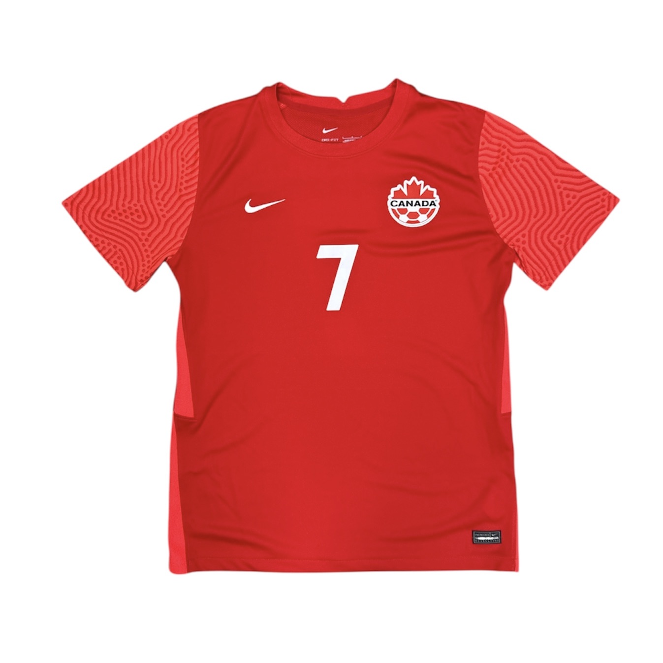 Nike Canada #7 Eustaquio 2022/23 Home Football Jersey