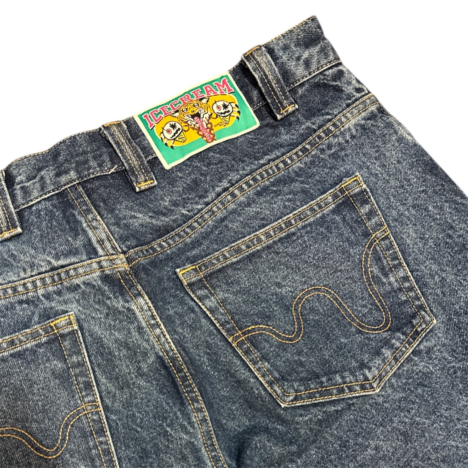 Ice Cream Running Dog Double Scoop Blue Denim Jeans
