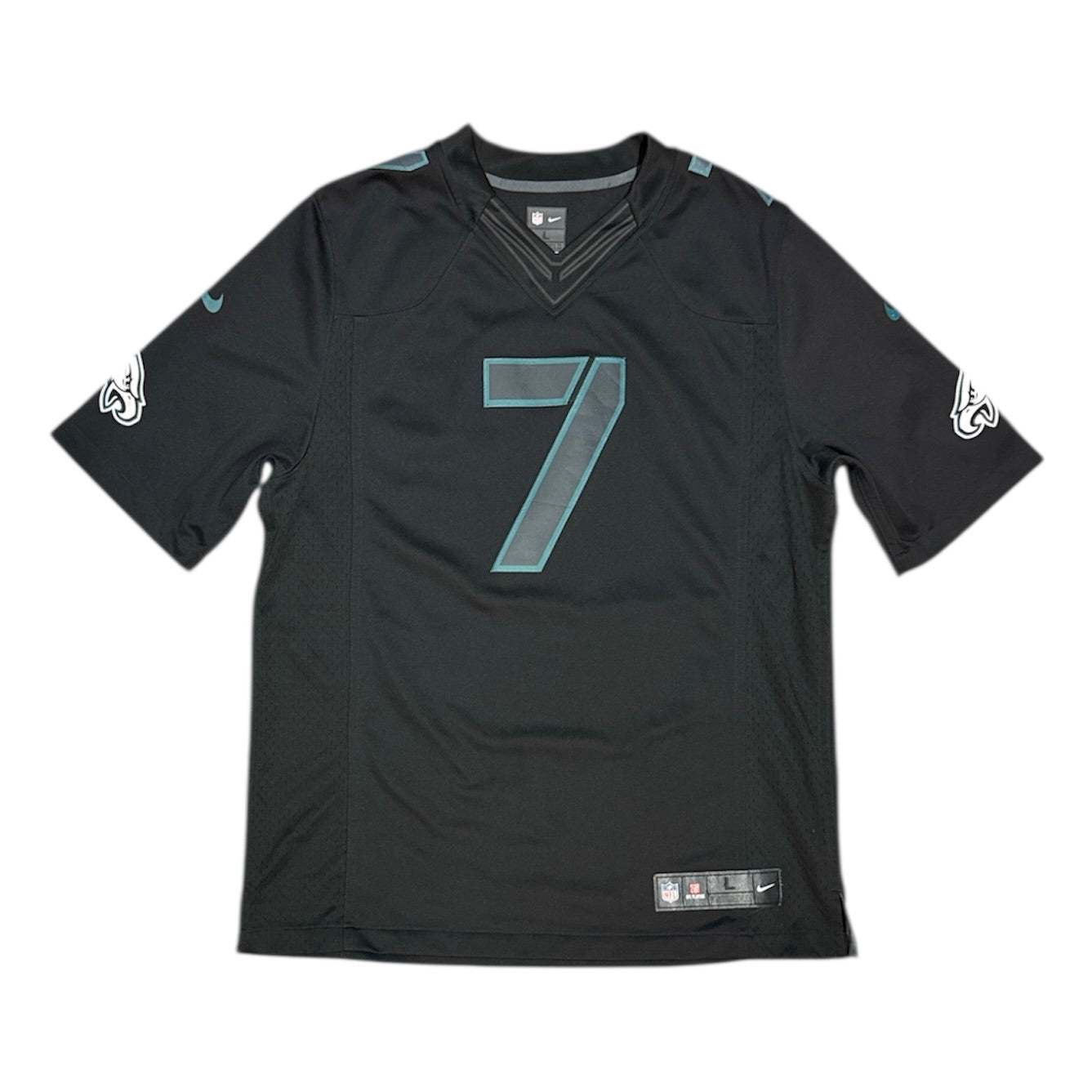 Nike Philadelphia Eagles Michael Vick #7 Black Green On Field American Football  Jersey