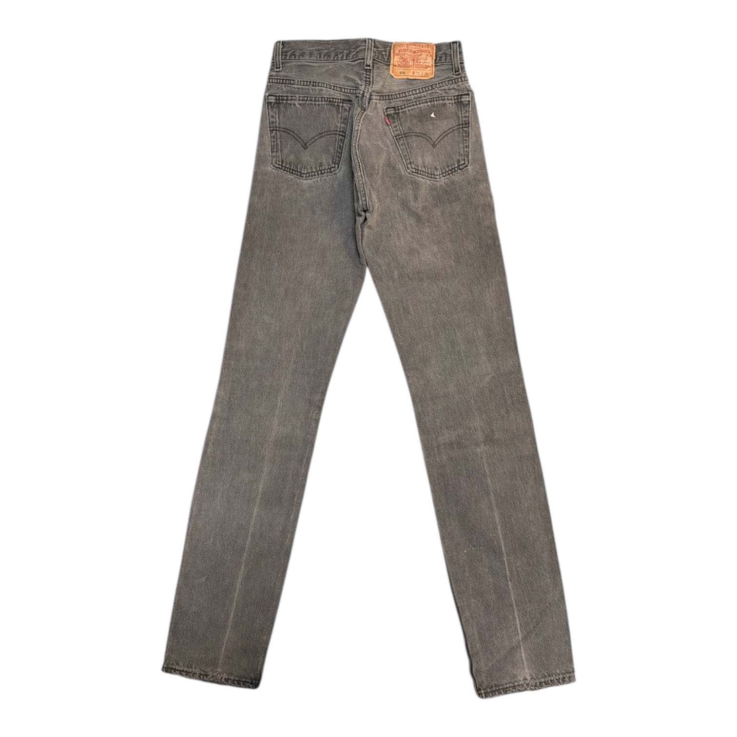 Vintage Levis 501 Grey Light Washed Jeans (W28/L36)