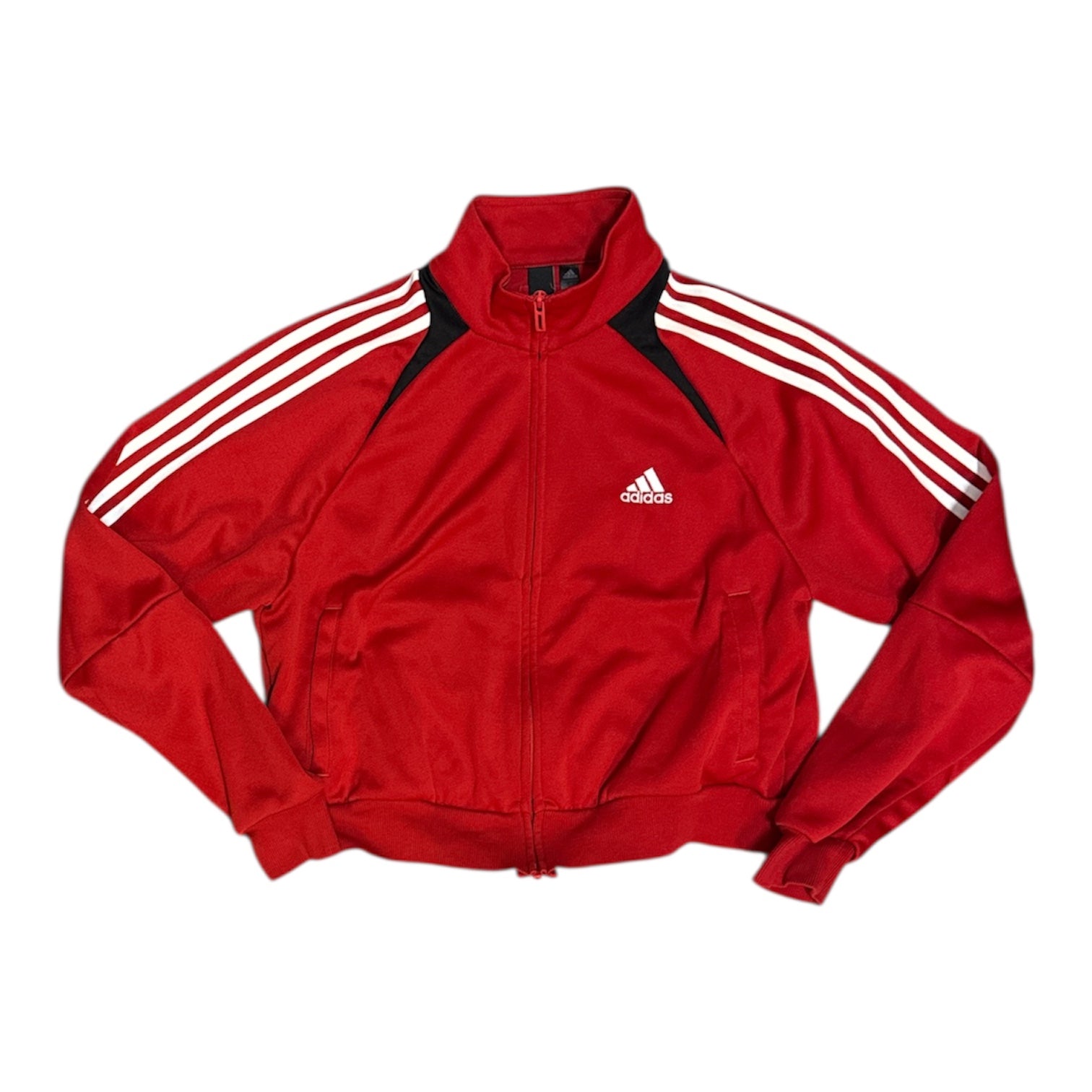 Adidas Tiro Cropped Red Track Top (W)