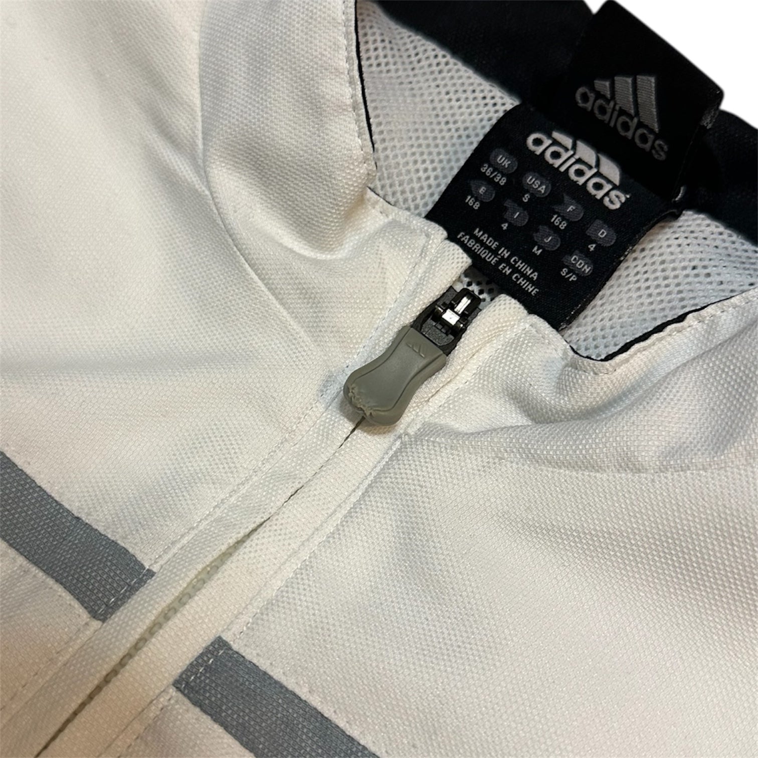 Adidas Real Madrid Champions League 2003/2004 White Grey Football Training Jacket