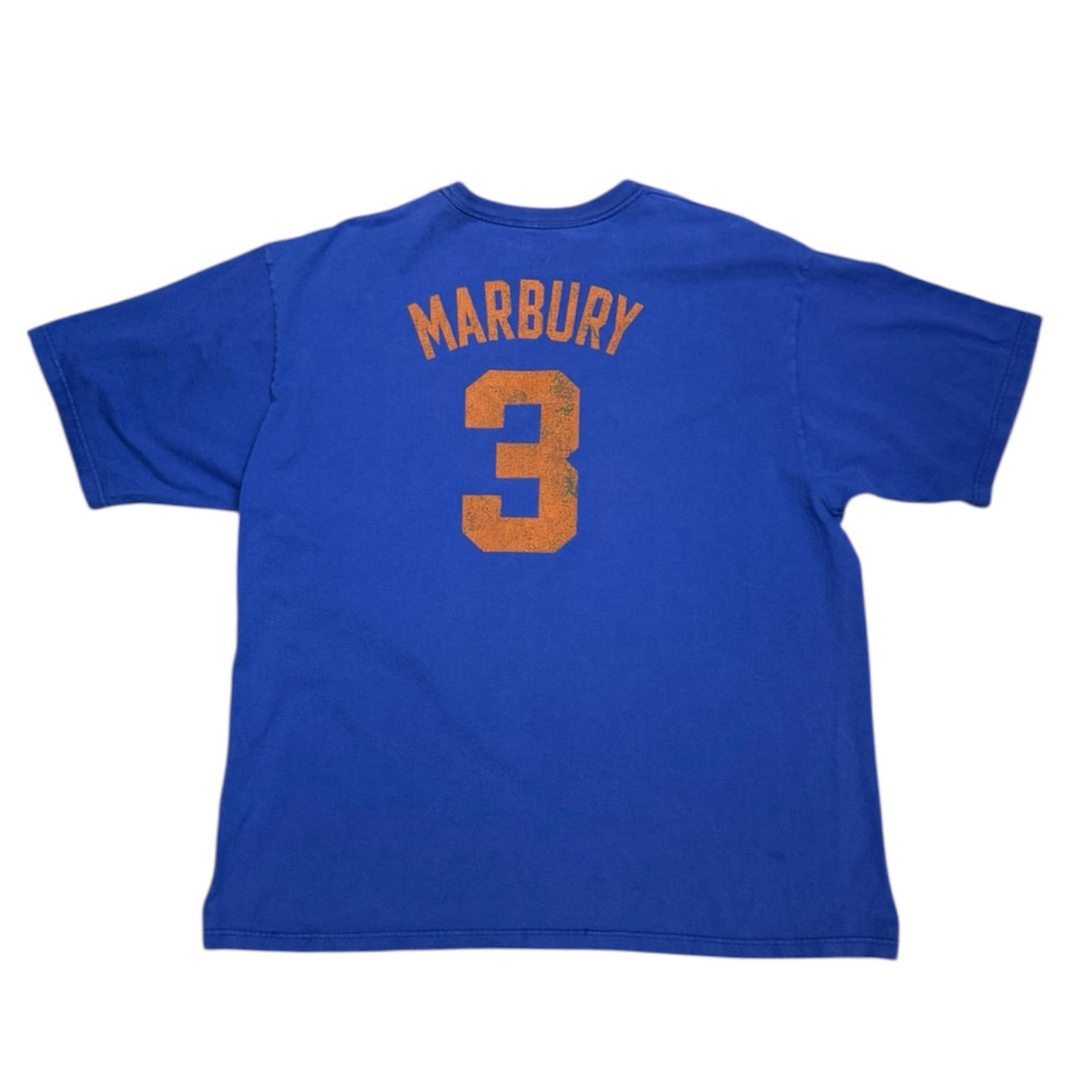 Reebok New York Knicks Marbury #3 Blue Tshirt