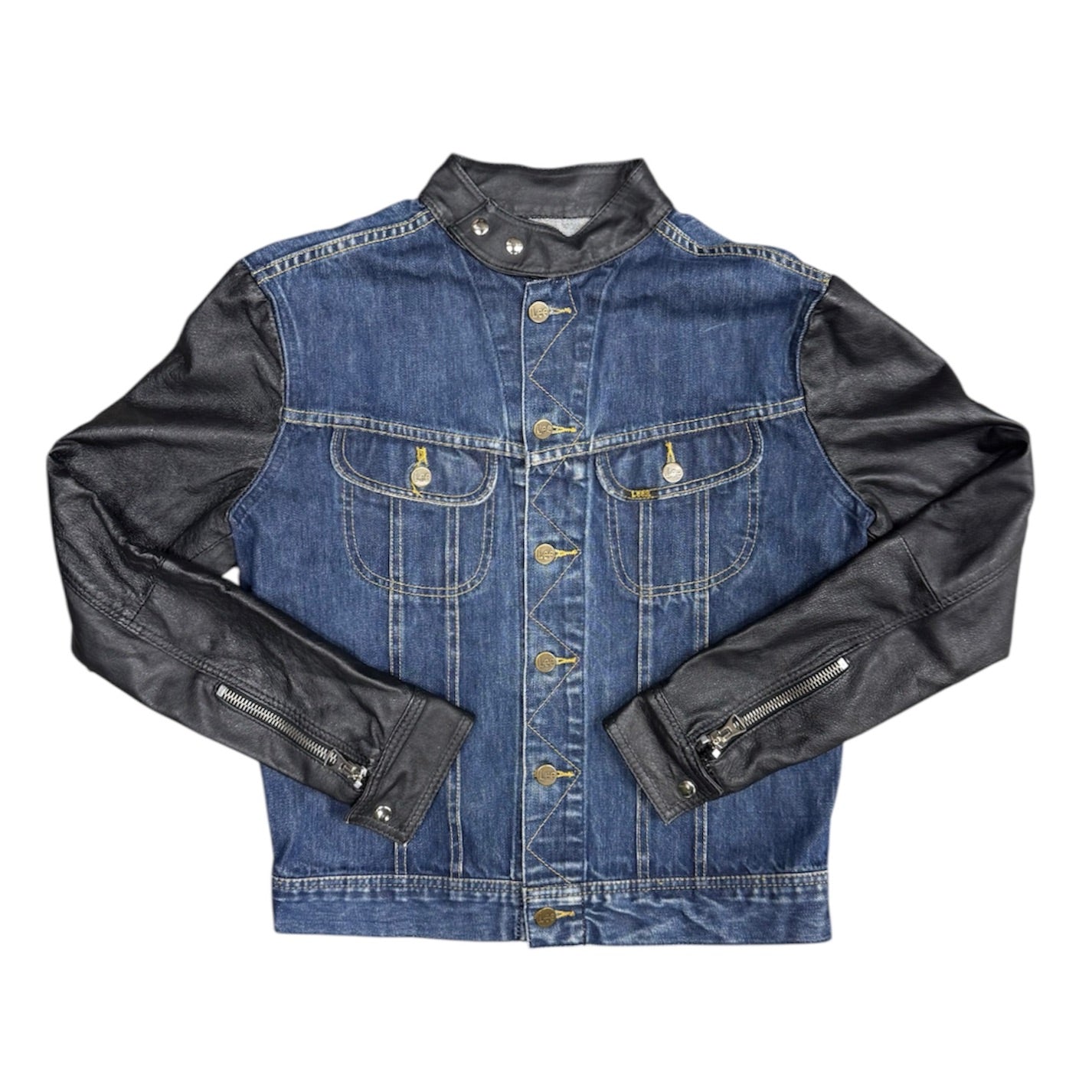 Lee Reworked Denim Faux Leather Jacket