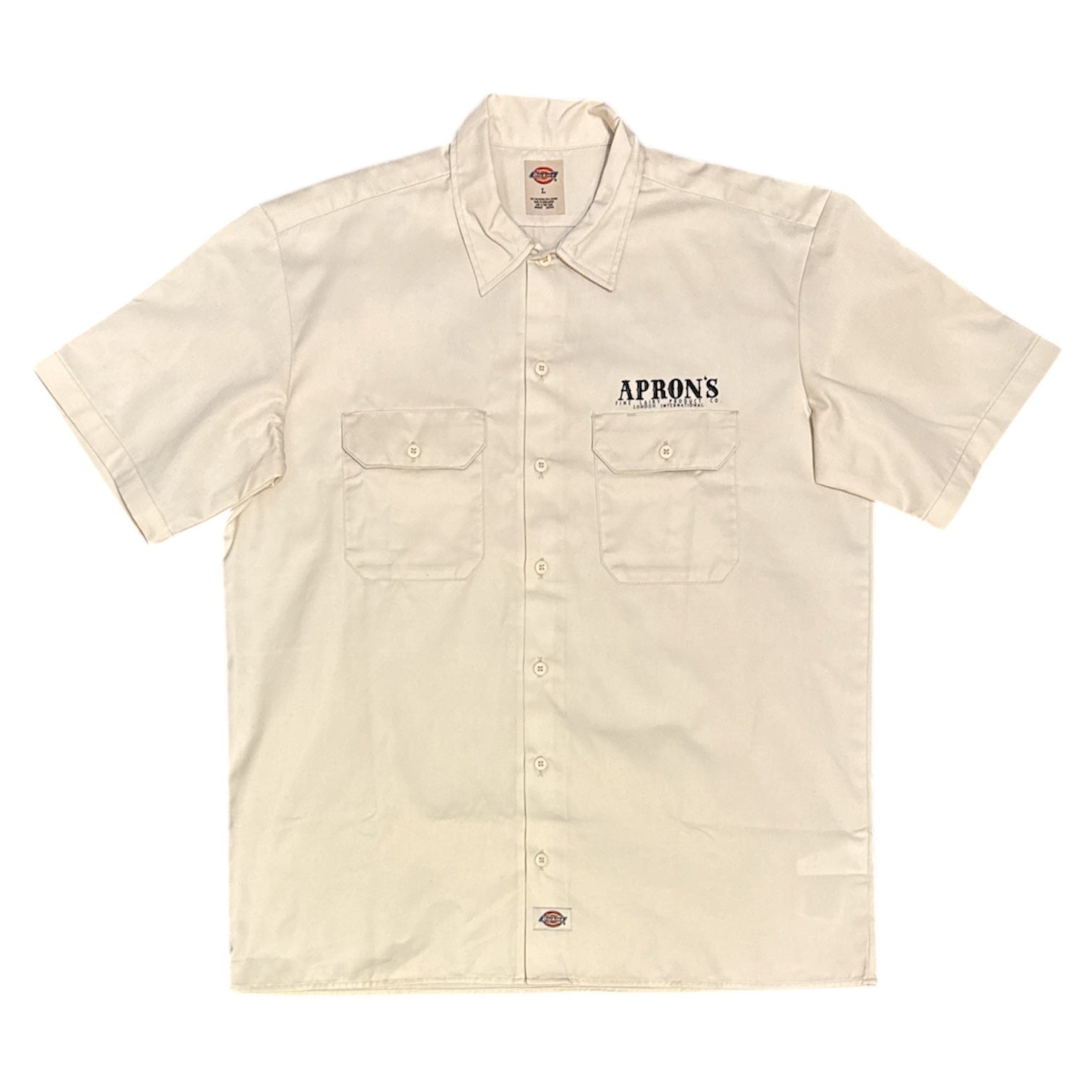 Dickies x Apron Records Beige Work Shirt