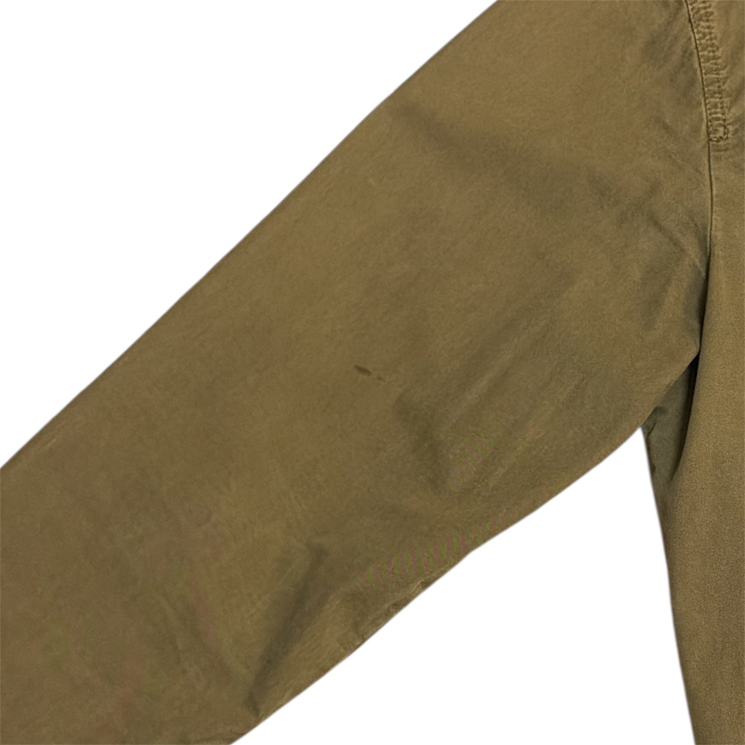 Stone Island Tela Smerigliata Old Treatment Khaki Green Overshirt