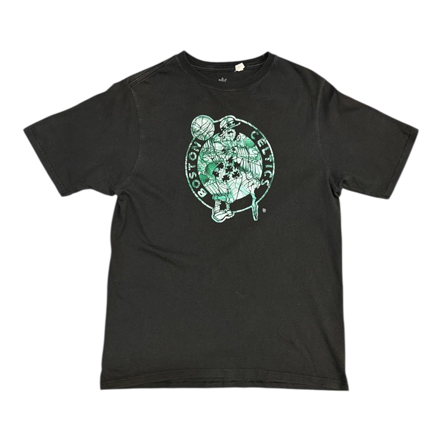 Adidas Boston Celtics Logo Black Tshirt