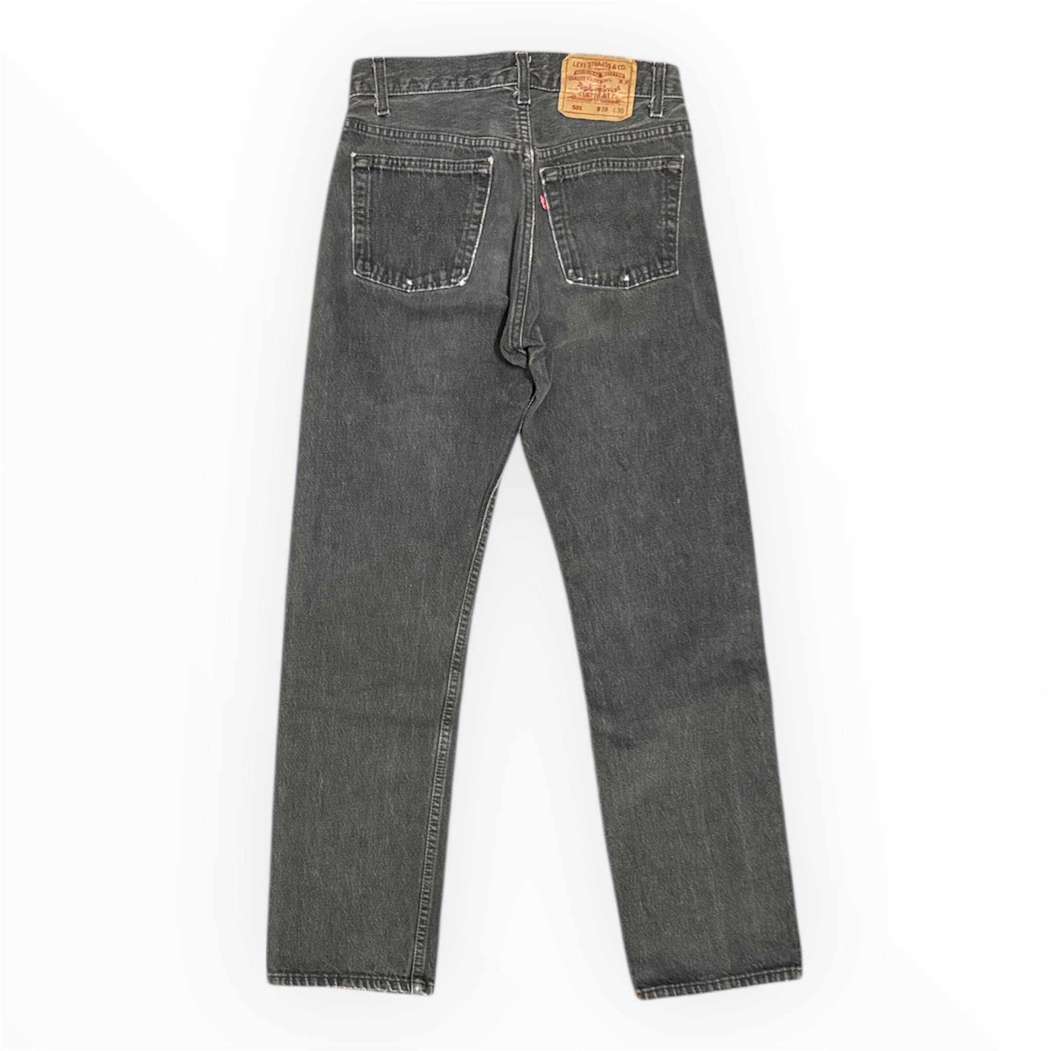Vintage Levi's 501 Vintage Grey Jeans (W28/L30)