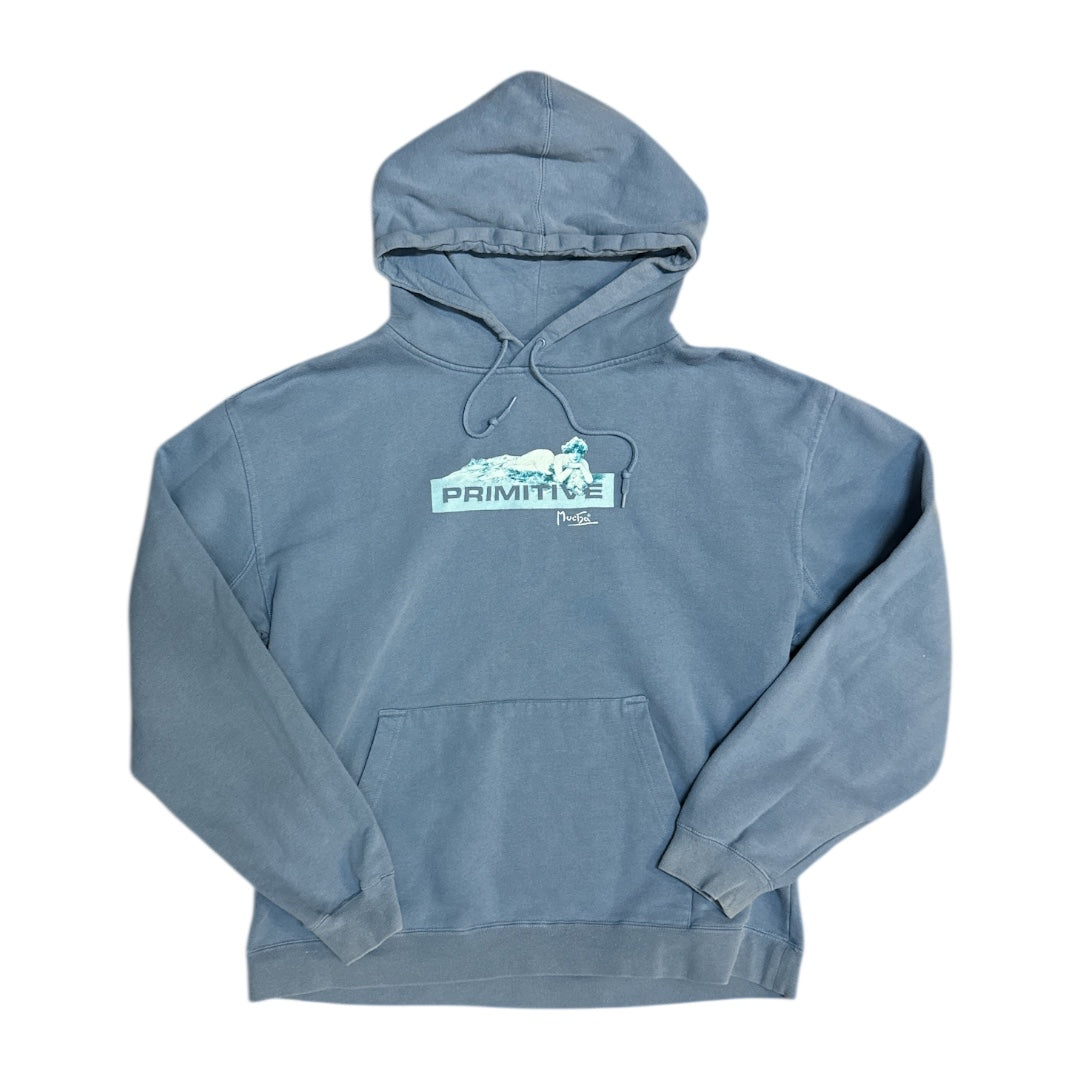 Primitive Skateboarding Mucha Box Columbia Blue Hoodie