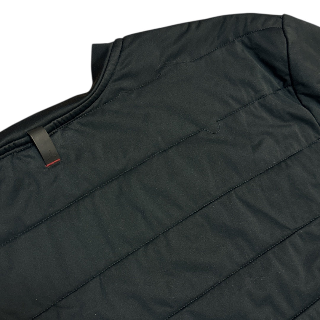 Jordan Aerolayer Tech Quilted Training Black Sweatshirt