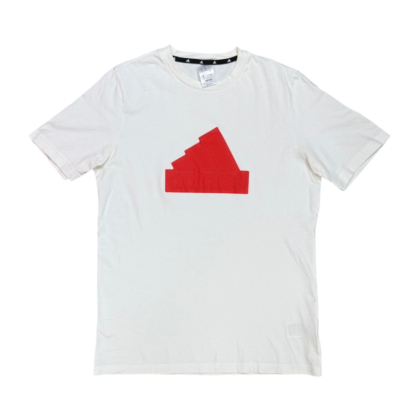 Adidas Future Icons Badge of Sport White Red Tshirt