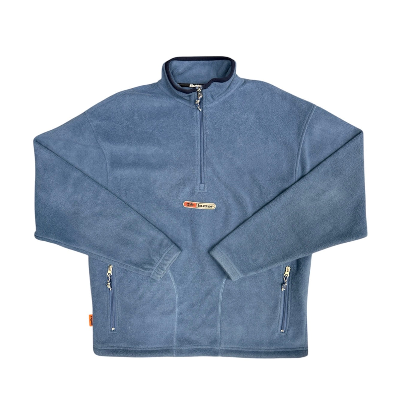 Butter Goods Blue Half Zip Fleece
