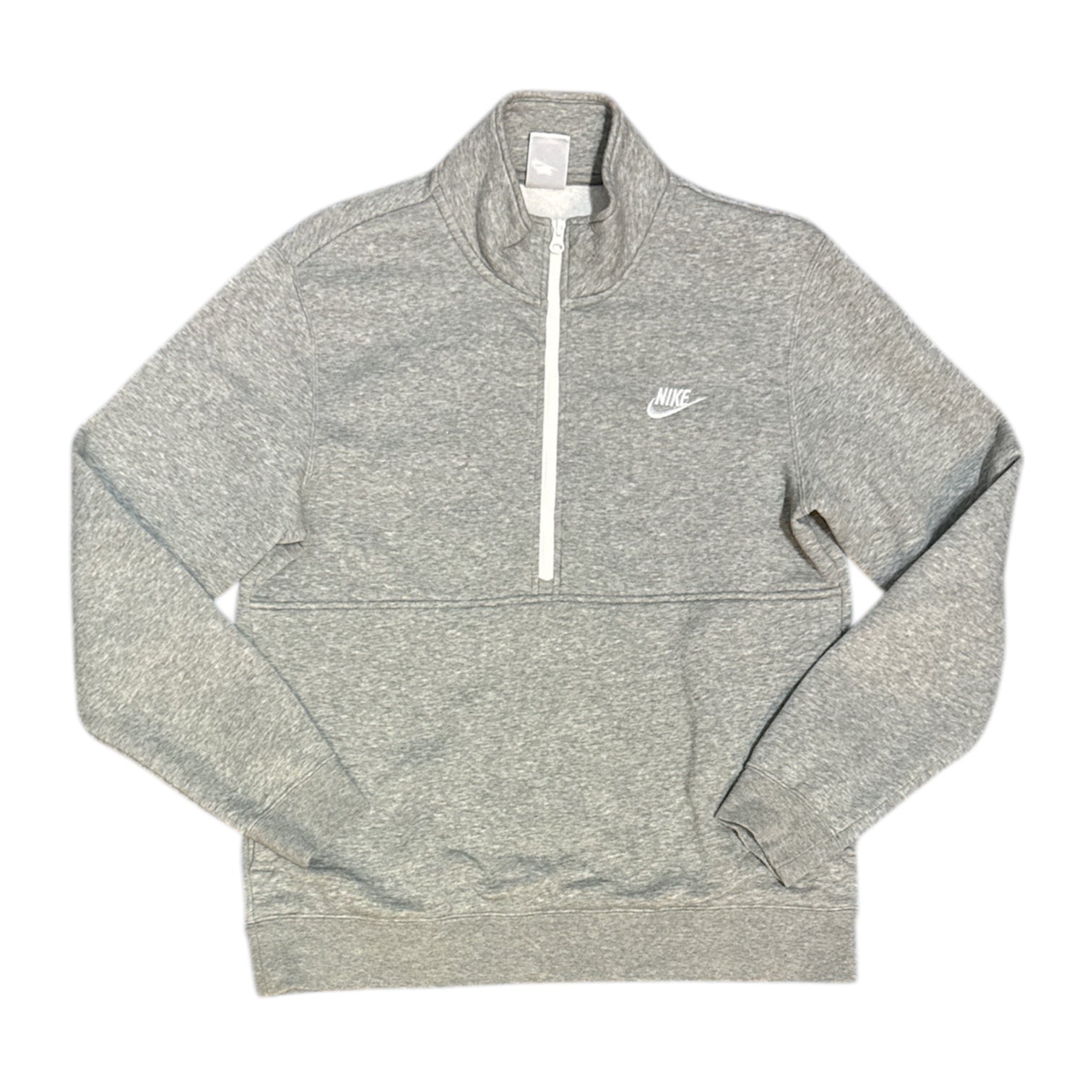 Nike Sportswear Club Half Zip Grey Sweatshirt
