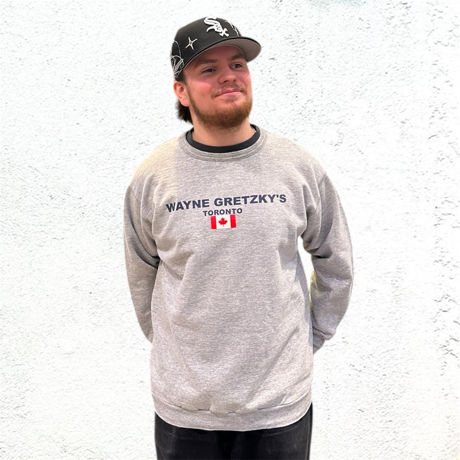 Dub Wayne Gretzky Grey Crewneck