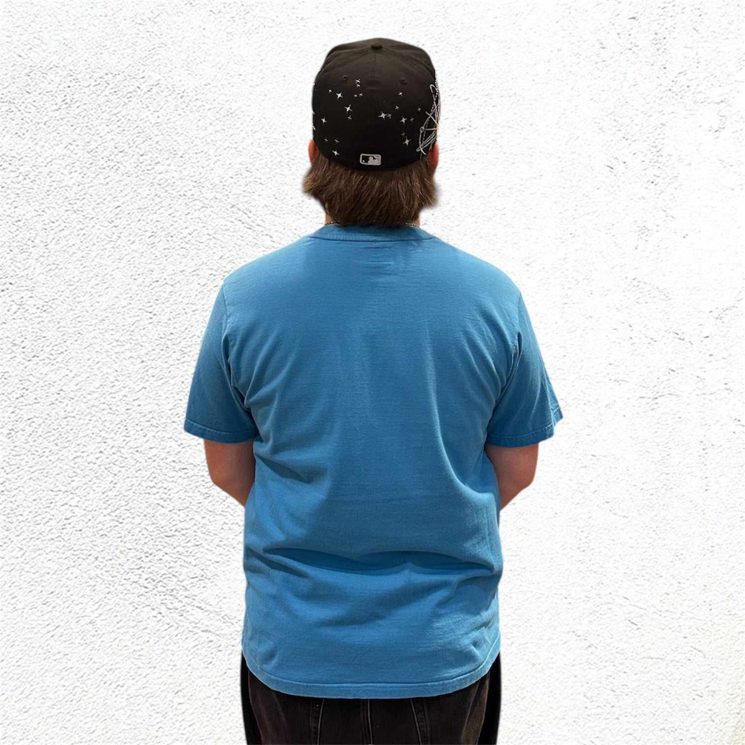Supreme FW19 Internationale Light Blue Tshirt
