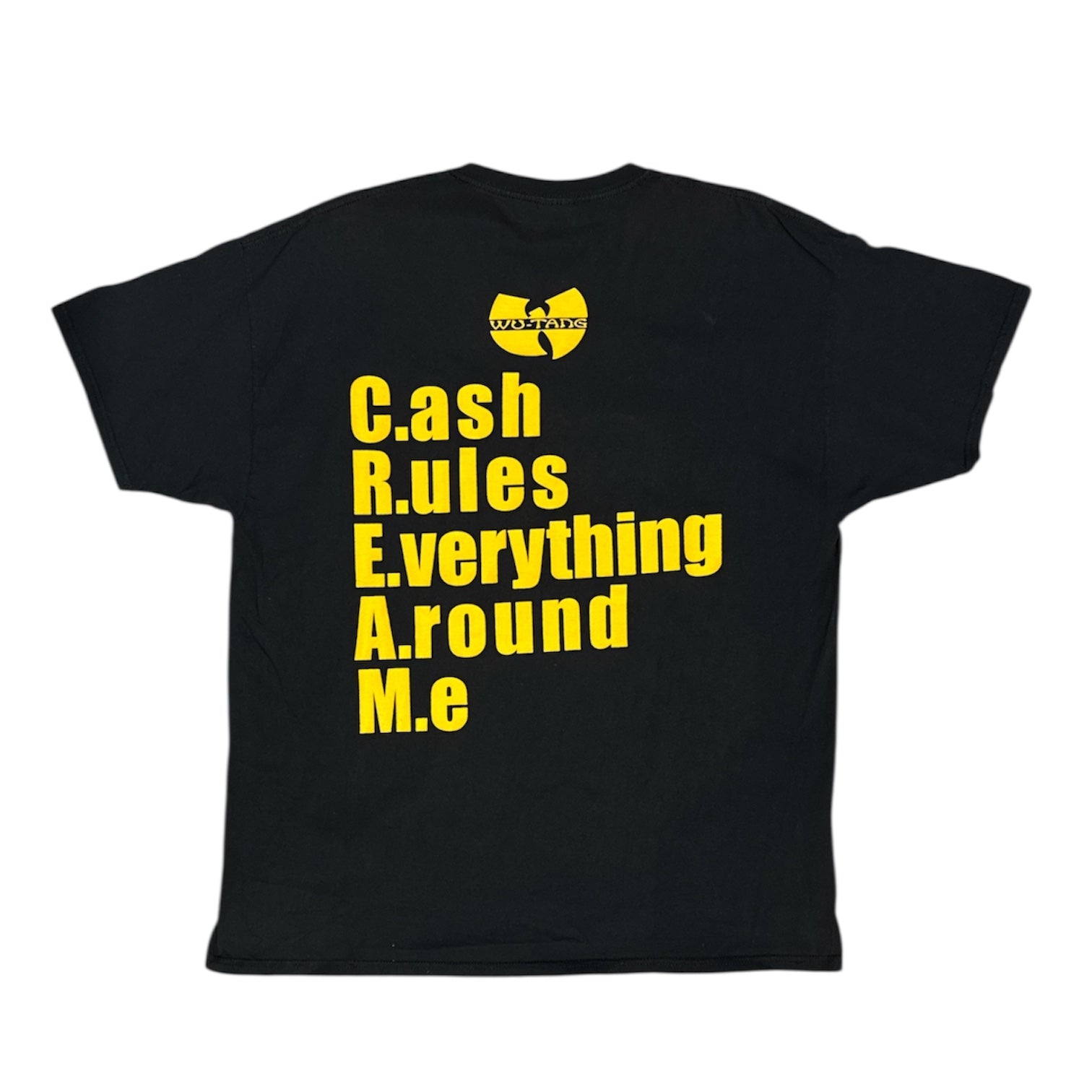 Fruit Of The Loom Wu-Tang Clan C.R.E.A.M Black Tshirt