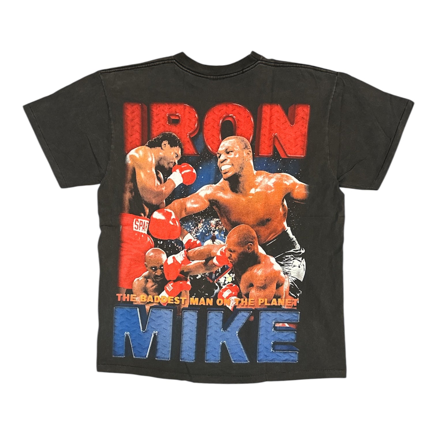 Bootleg Tees Mike Tyson Washed Black Tshirt