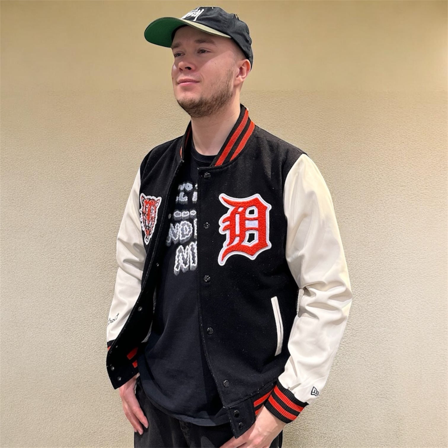 New Era Cooperstown Collection Detroit Tigers Varsity Jacket
