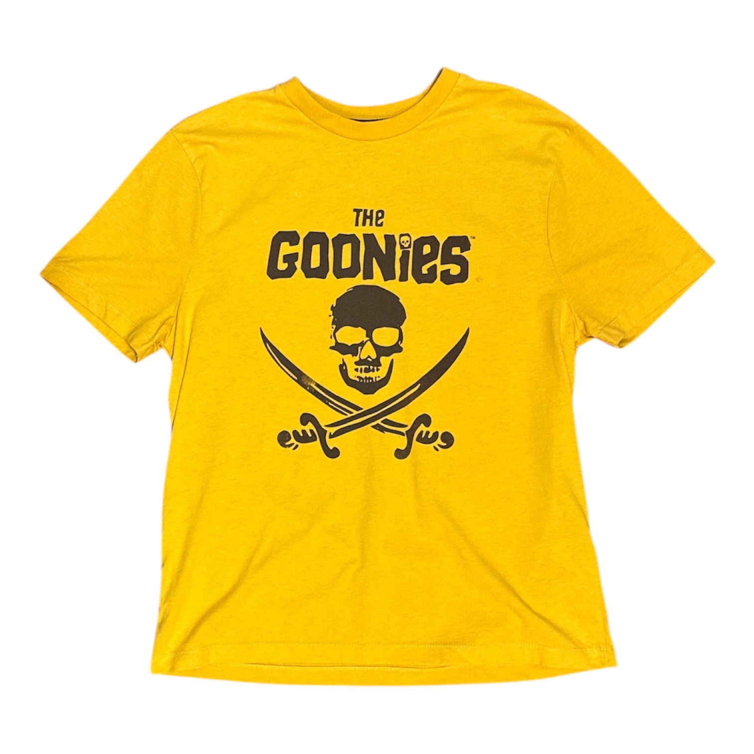 The Goonies Skull Logo Yellow Tshirt