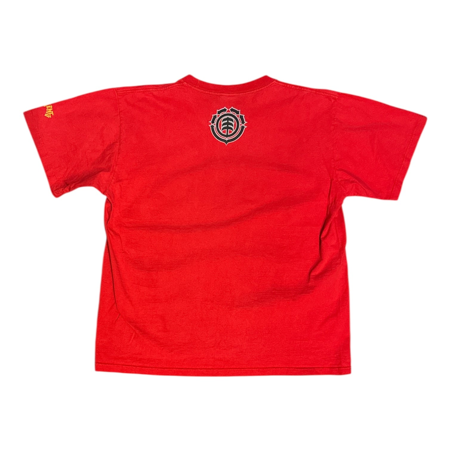 Vintage Elemtent Skateboarding Wind Water Fire Earth Red Tshirt