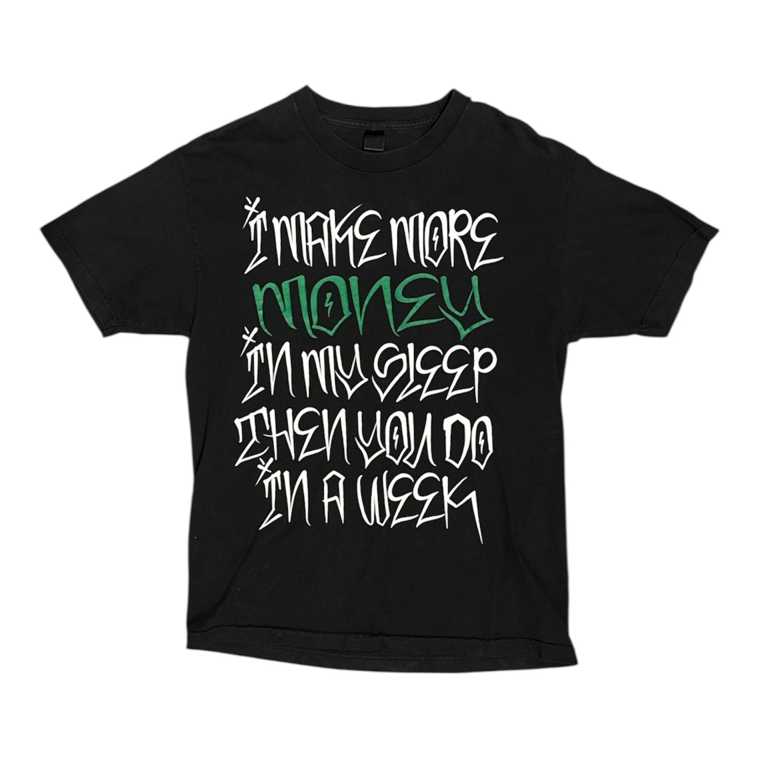 Vintage I Make More Money Black Tshirt