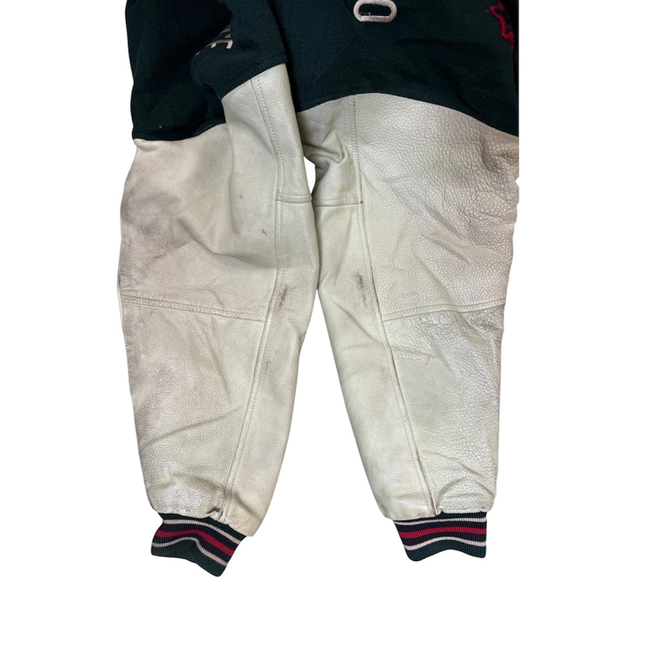 Vintage Point Zero Green Varsity Jacket