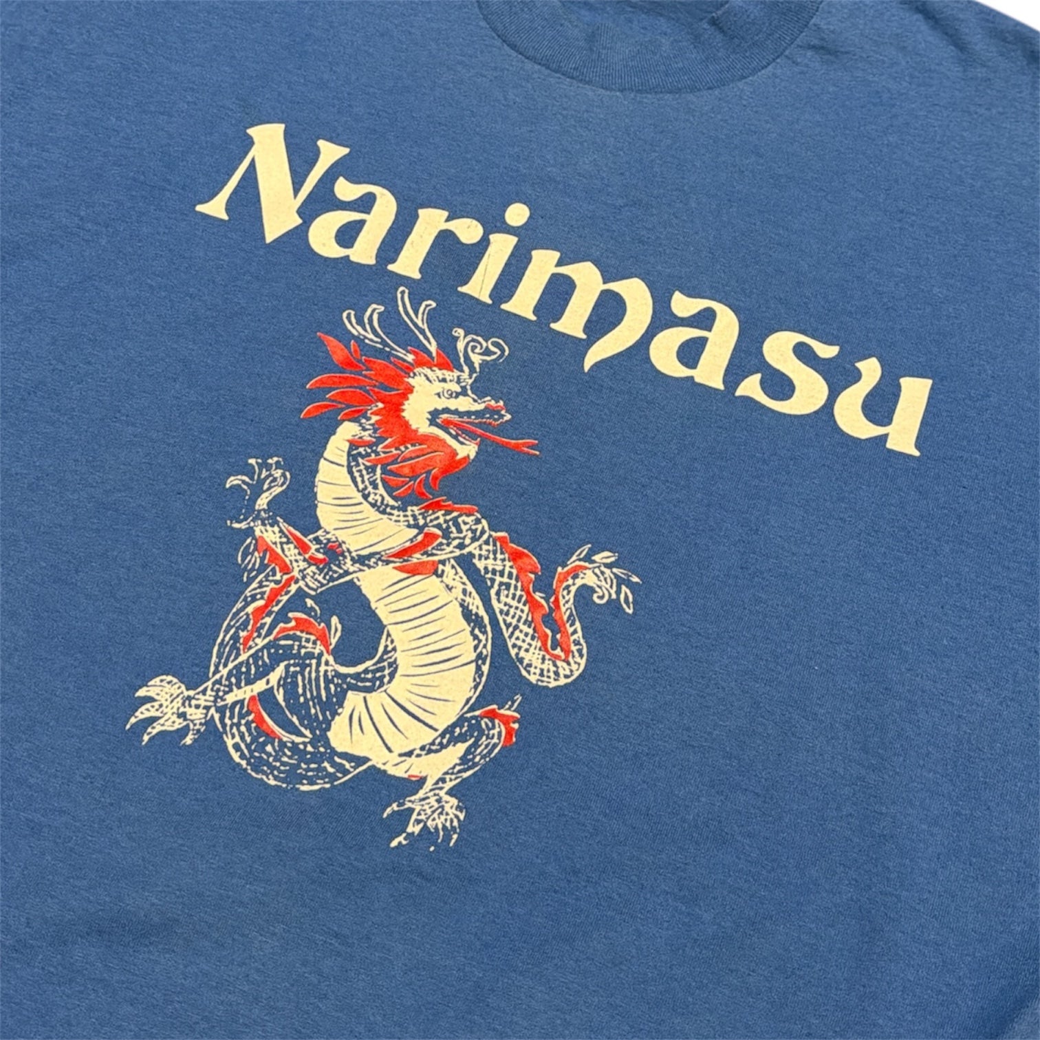Vintage Fruit Of The Loom Narimasu Tokyo Japan Blue Tshirt