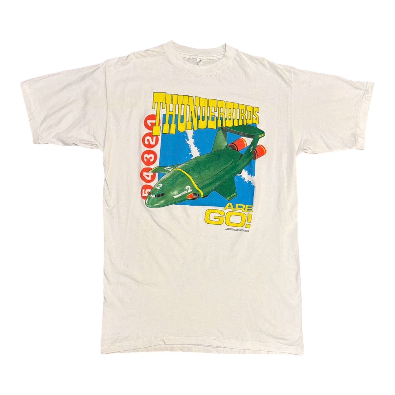 Vintage Thunderbirds Are Go! Graphic White Tshirt