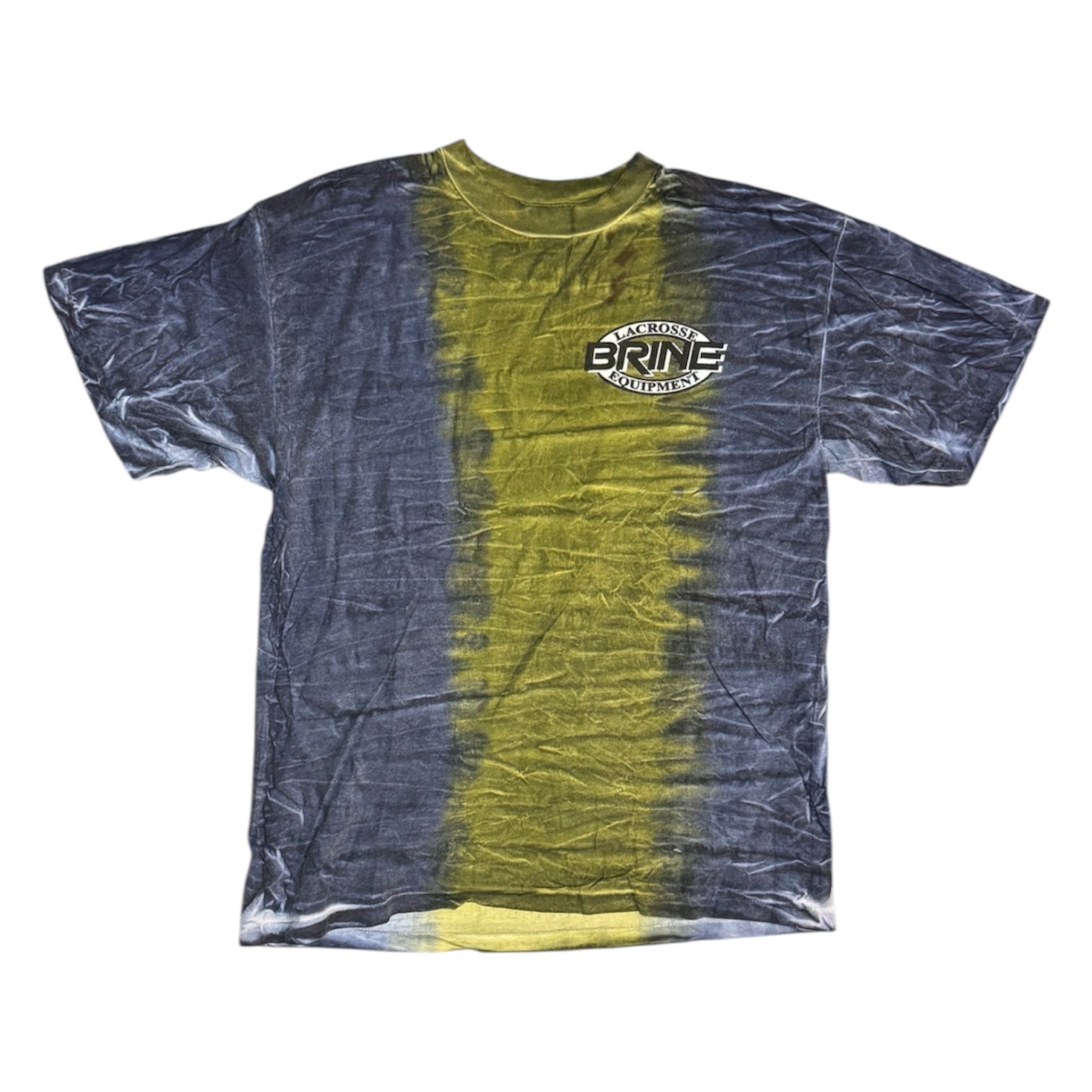 Vintage Brine Lacrosse Take Your Best Shot Tie Dye Blue Green Tshirt