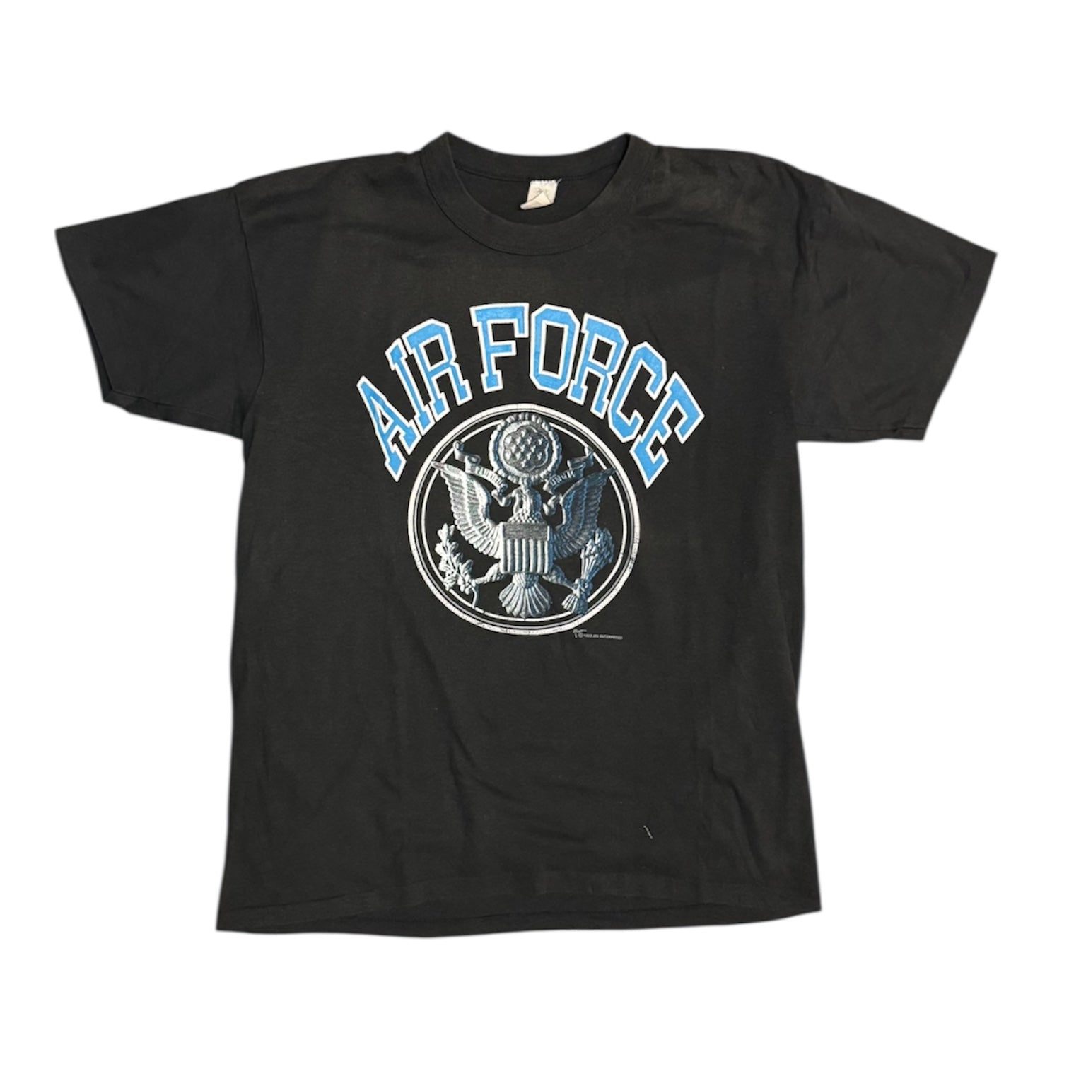 Vintage Tee Swing Air Force Crest Black Tshirt