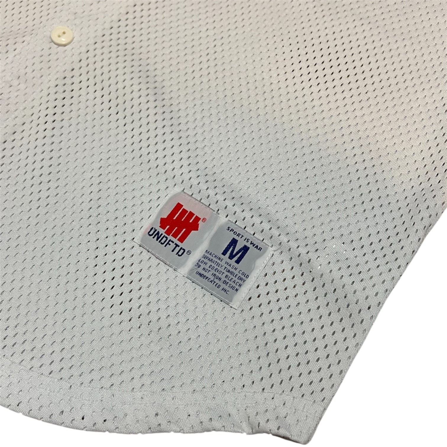 Undefeated White Baseball Jersey