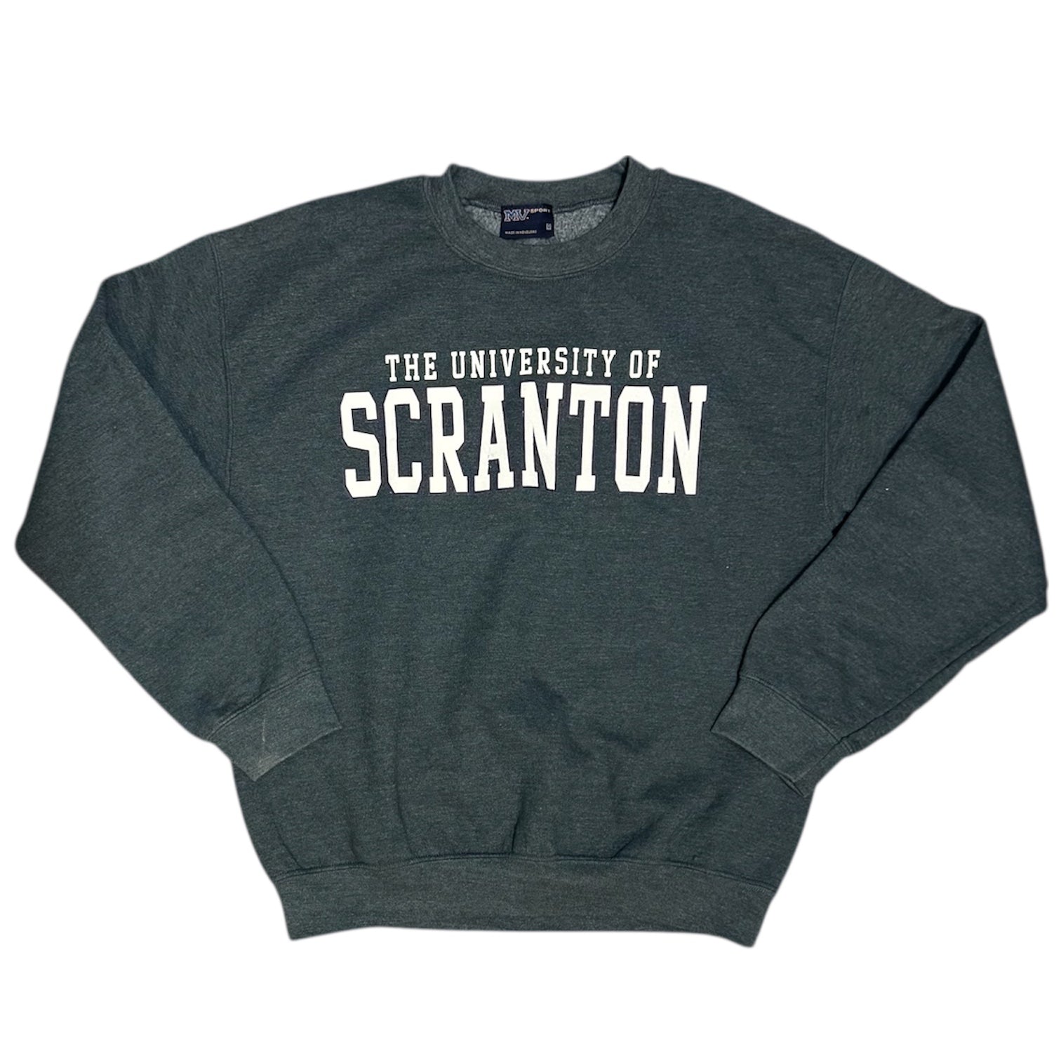 Vintage MV Sport University of Scranton Grey Sweatshirt