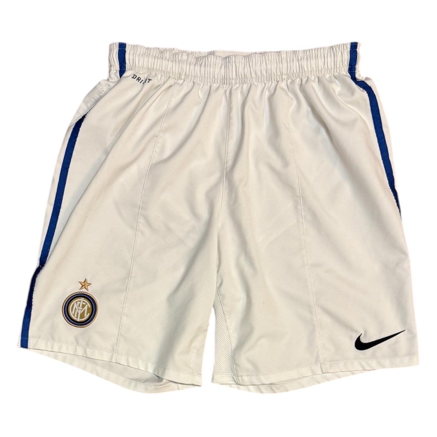 Nike Inter Milan 2011/2012 Away Football White Shorts