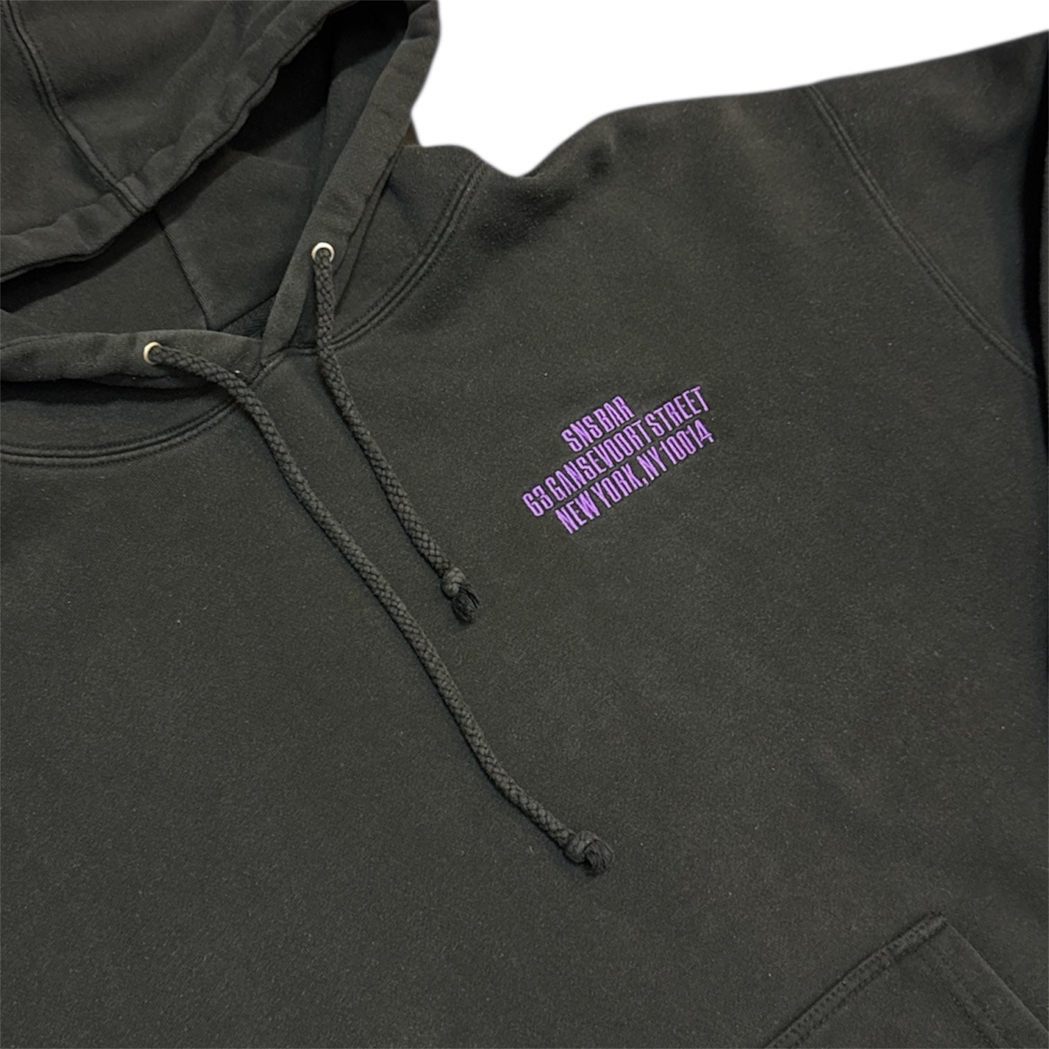 Sneakersnstuff SNS New York Bar Black Hoodie