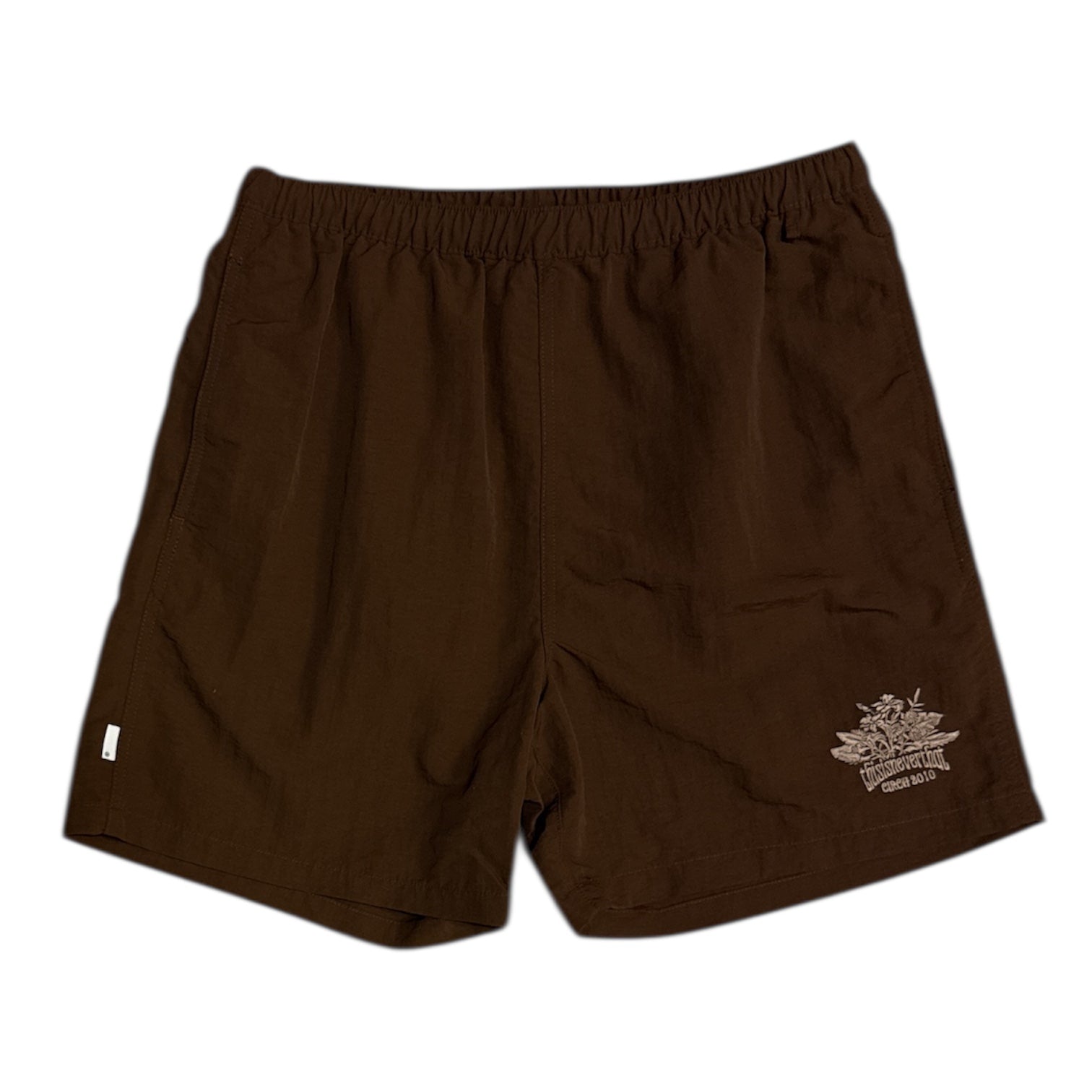 Thisisneverthat Logo Nylon Brown Shorts