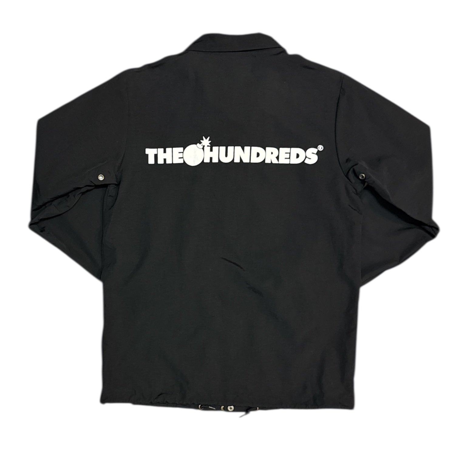 The Hundreds Casual Windbreaker Black Jacket