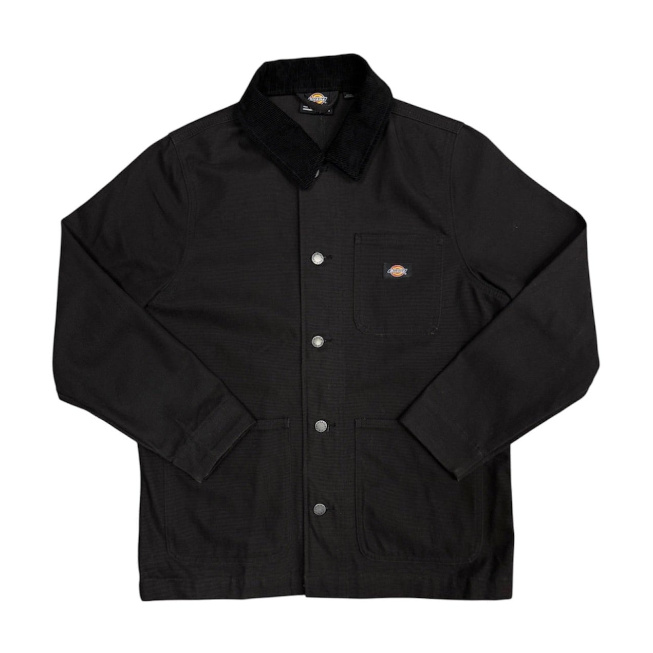 Dickies Black Brown Workwear Chore Jacket