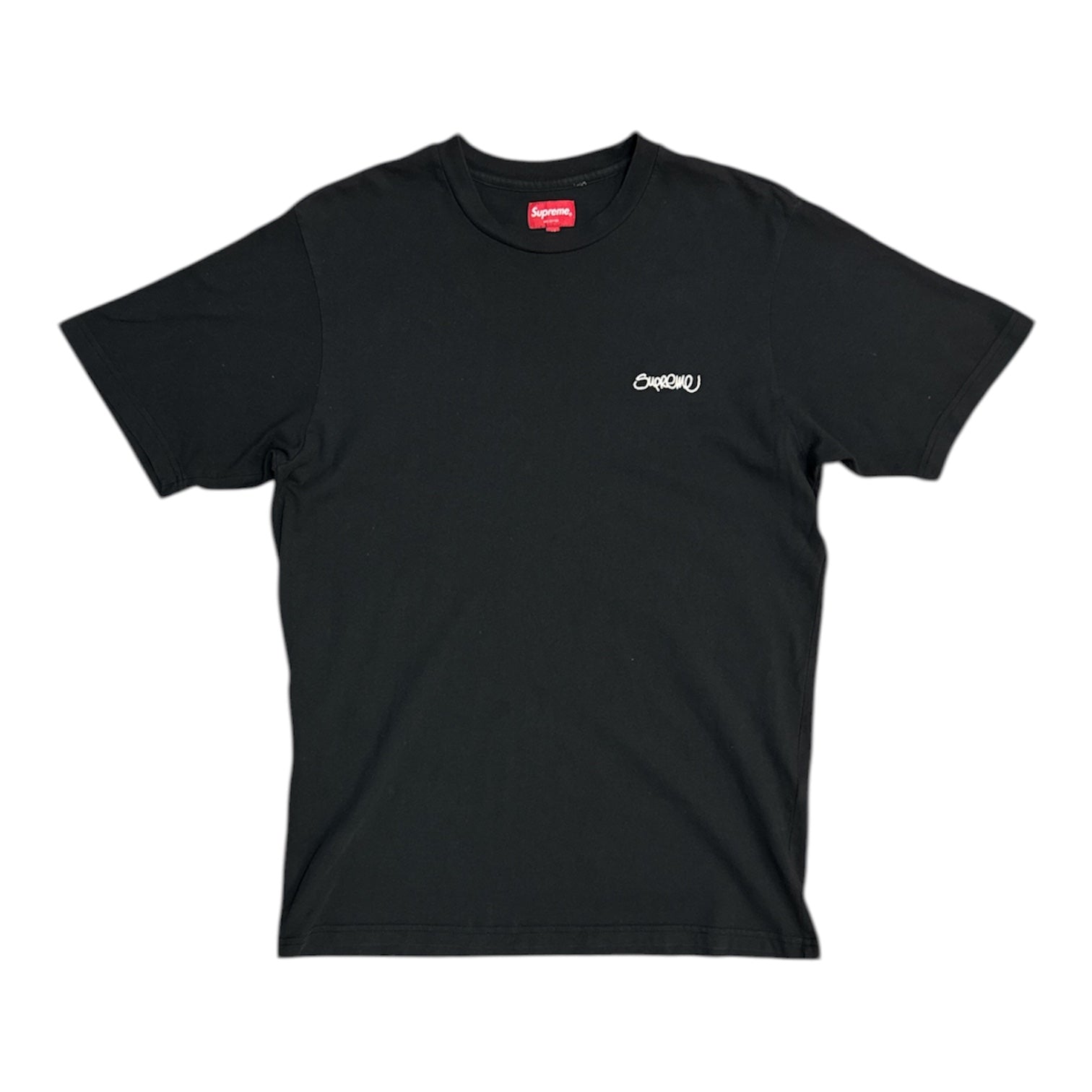 Supreme FW25 Washed Handstyle Black Tshirt