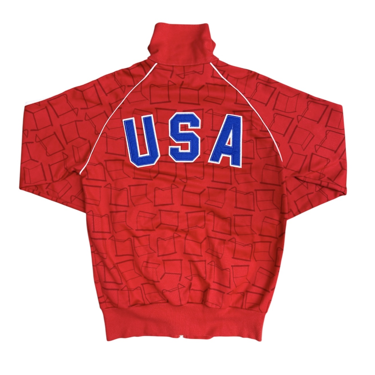 Vintage Adidas USA Red Track Top