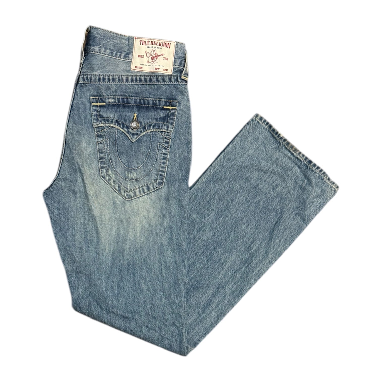 True Relgion Billy Relaxed Bootcut Jeans