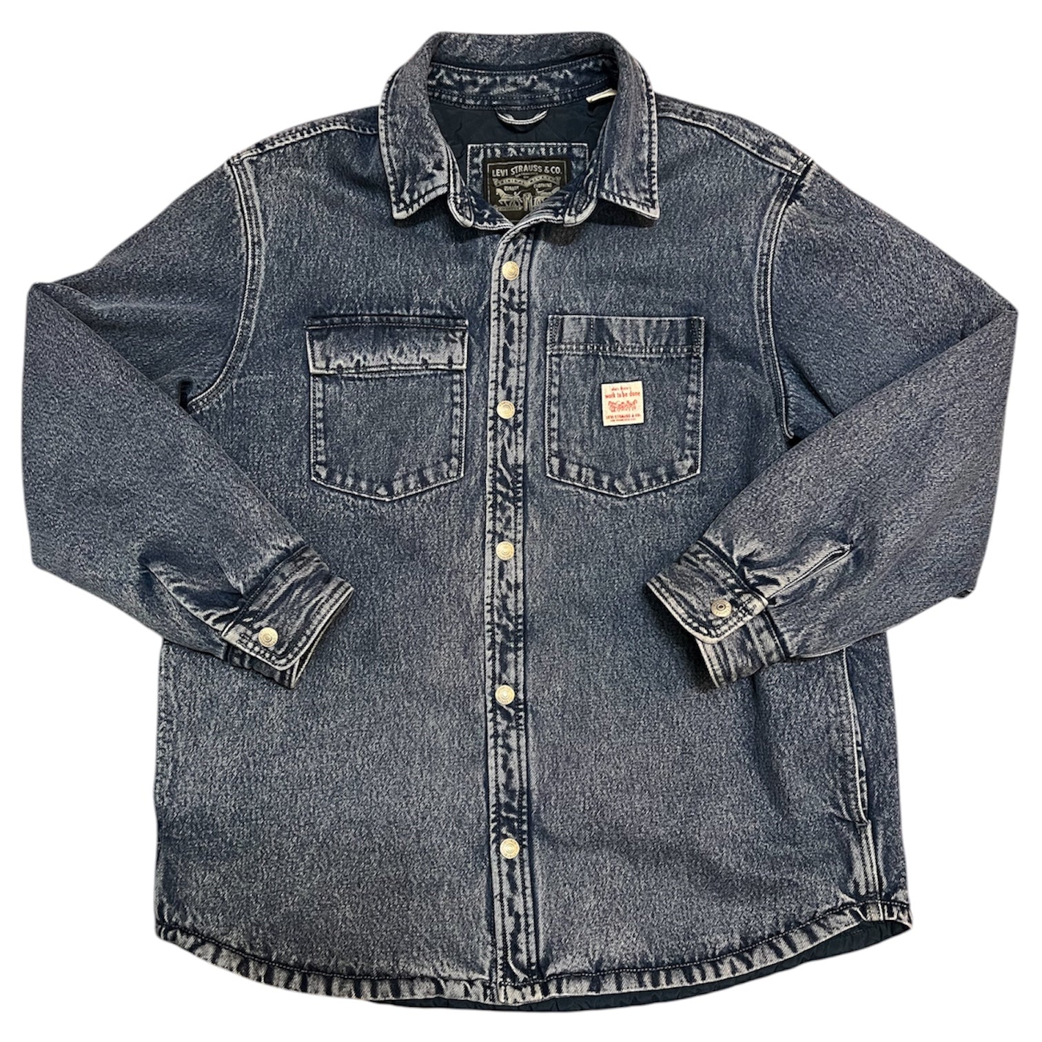 Levi's Telegraph Quilted Denim Chore Jacket